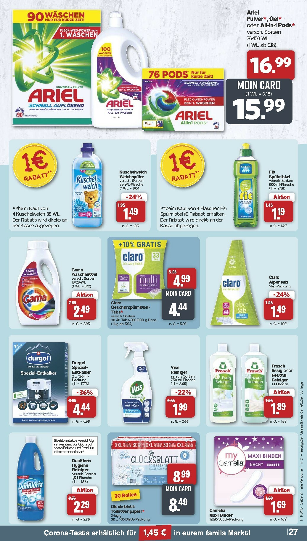 famila-nordwest - Famila Nordwest-Prospekt gültig vom 03.11. bis 08.11. - page: 29