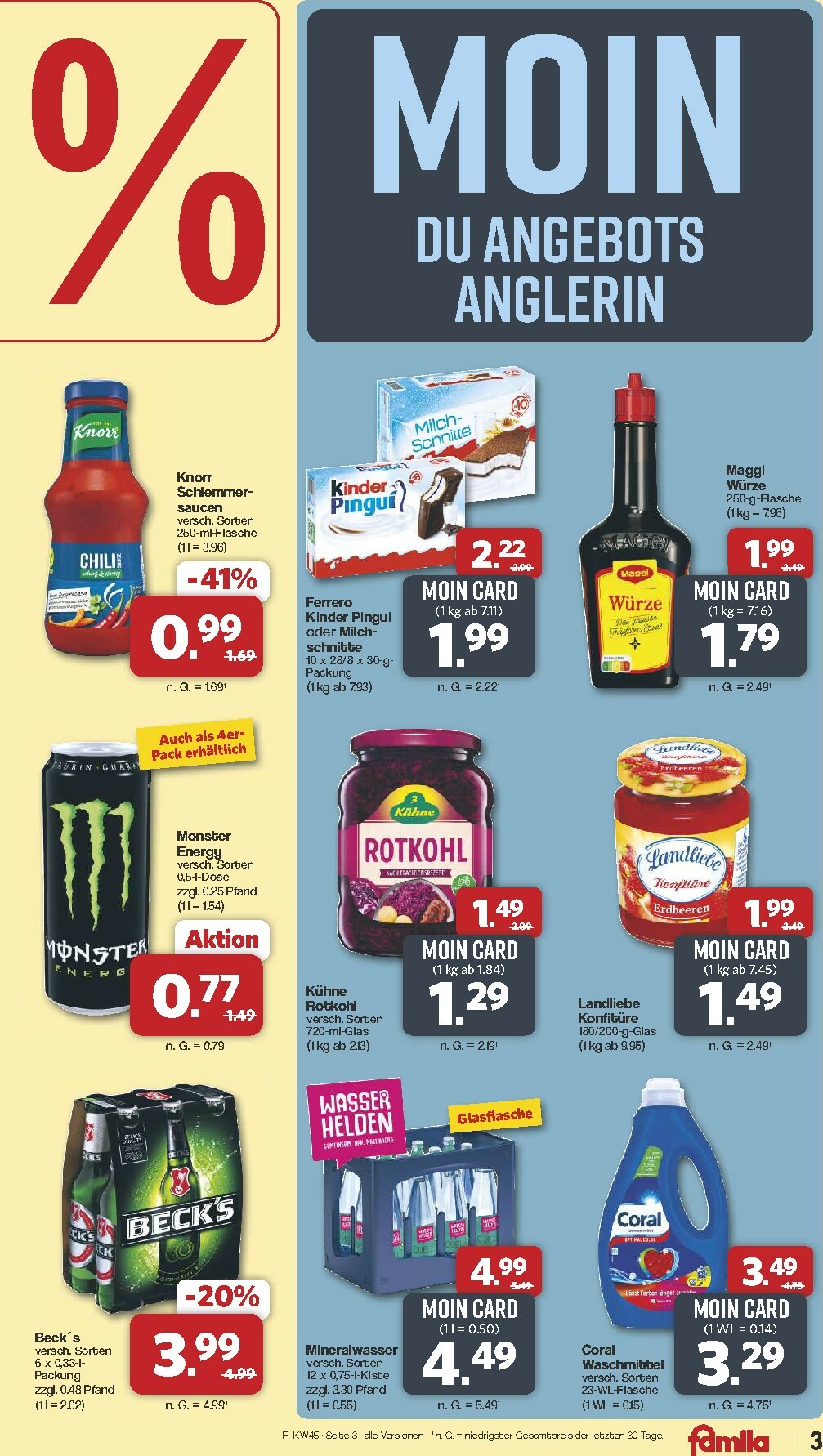 famila-nordwest - Famila Nordwest-Prospekt gültig vom 03.11. bis 08.11. - page: 3