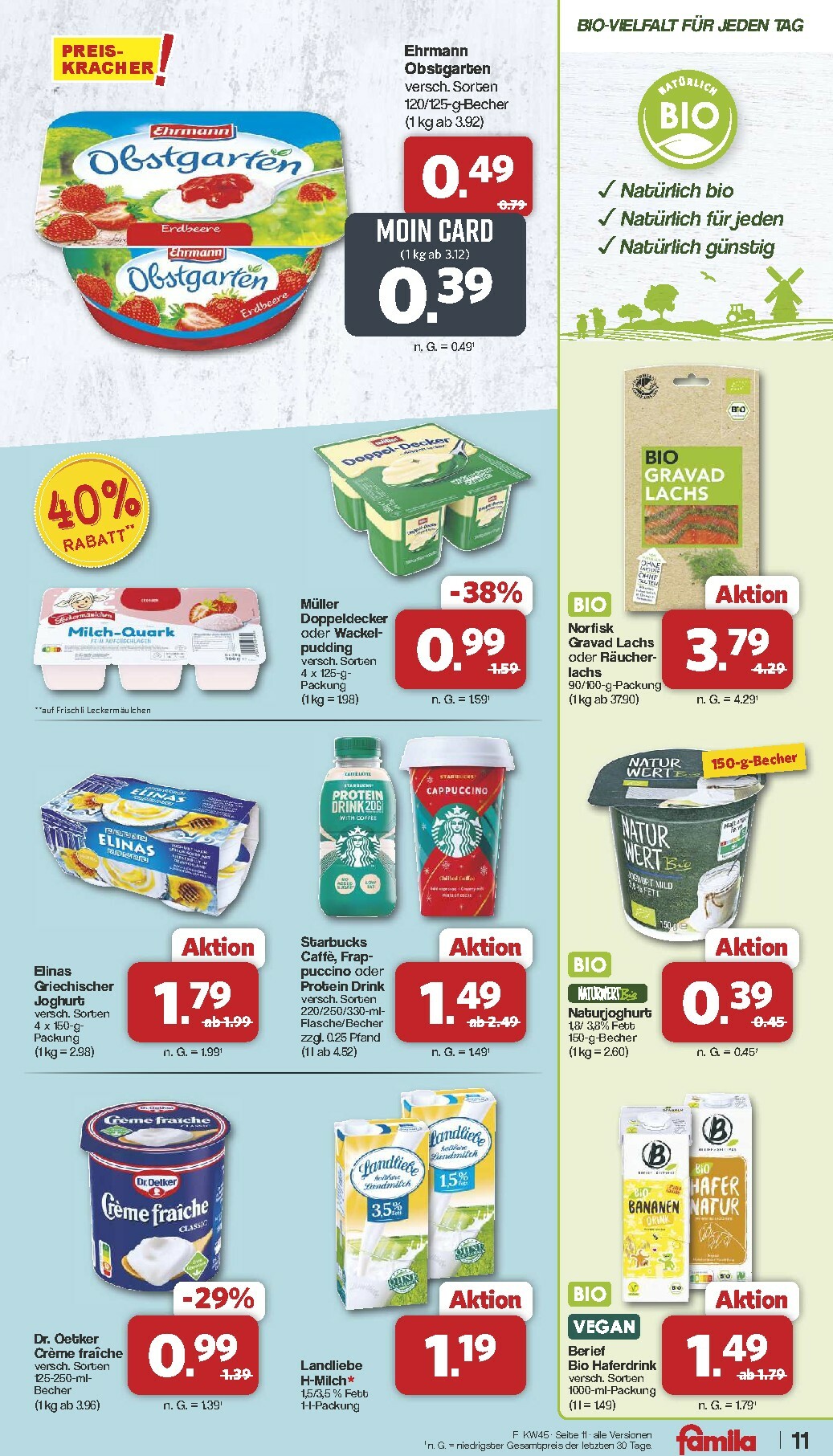 famila-nordwest - Famila Nordwest-Prospekt gültig vom 03.11. bis 08.11. - page: 11