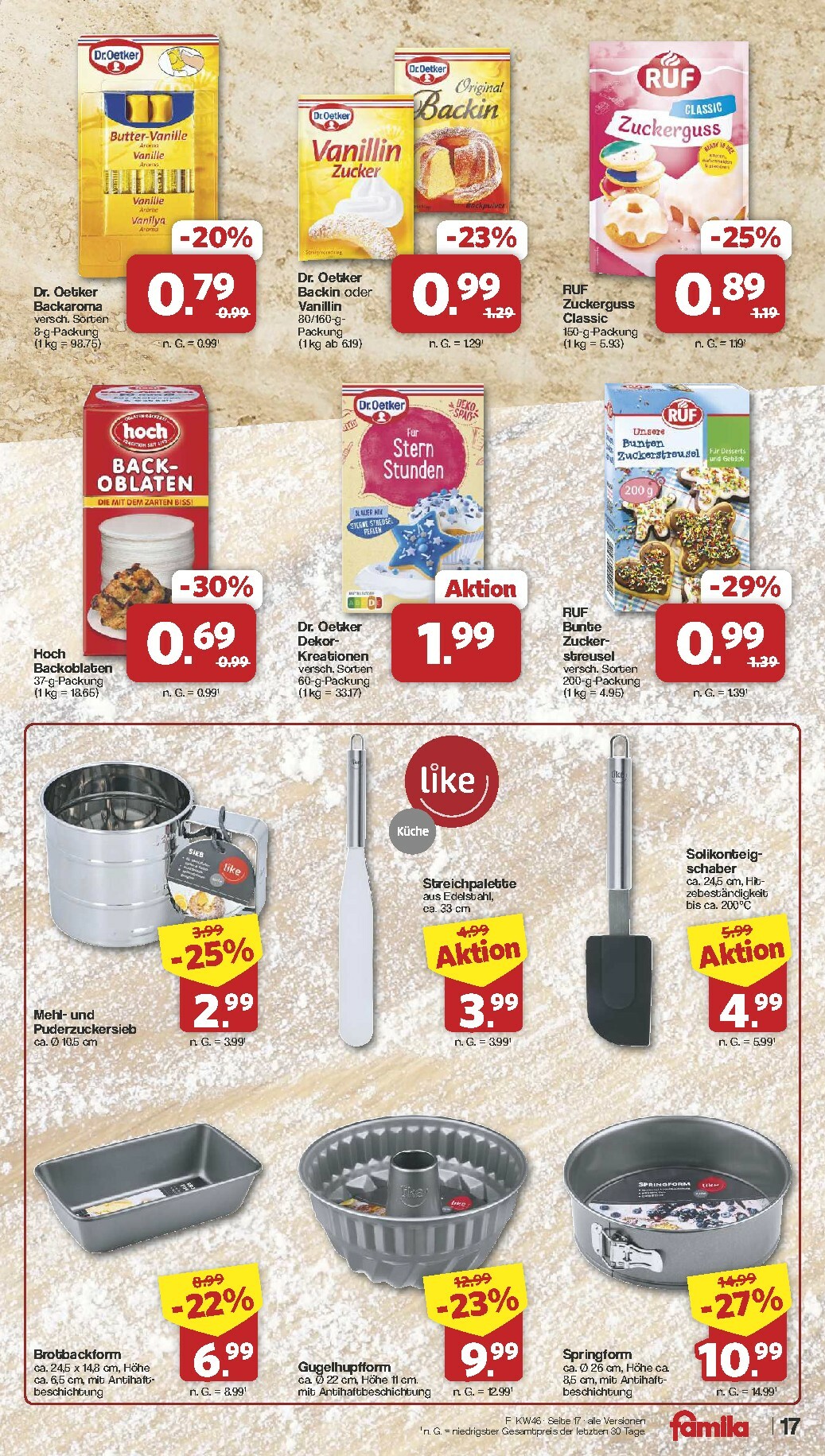 famila-nordwest - Famila Nordwest-Prospekt gültig vom 10.11. bis 15.11. - page: 17