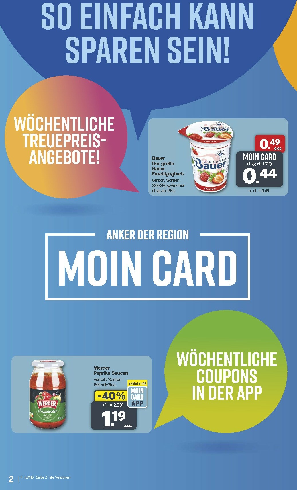 famila-nordwest - Famila Nordwest - Moin Card-Prospekt gültig vom 10.11. bis 15.11. - page: 2