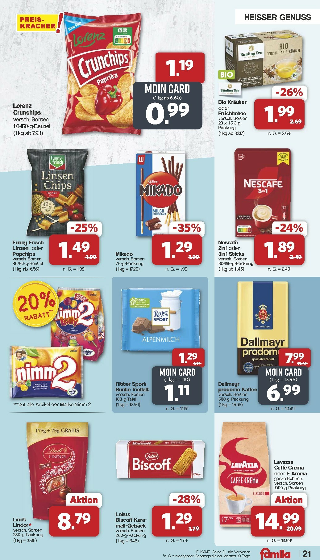 famila-nordwest - Famila Nordwest-Prospekt gültig vom 17.11. bis 22.11. - page: 19