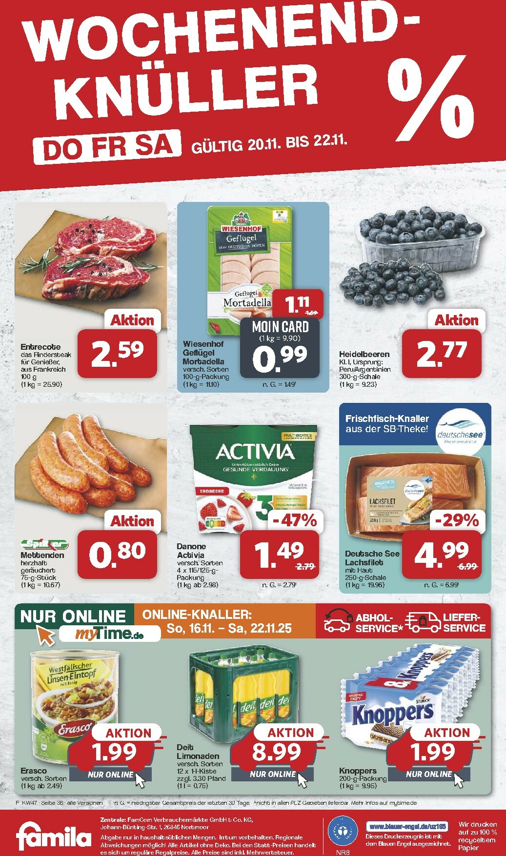 famila-nordwest - Famila Nordwest-Prospekt gültig vom 17.11. bis 22.11. - page: 34