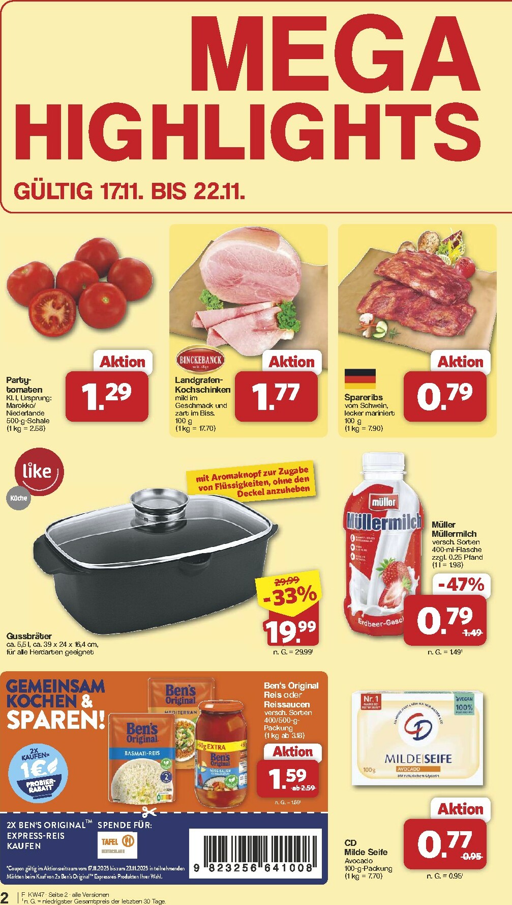 famila-nordwest - Famila Nordwest-Prospekt gültig vom 17.11. bis 22.11. - page: 2