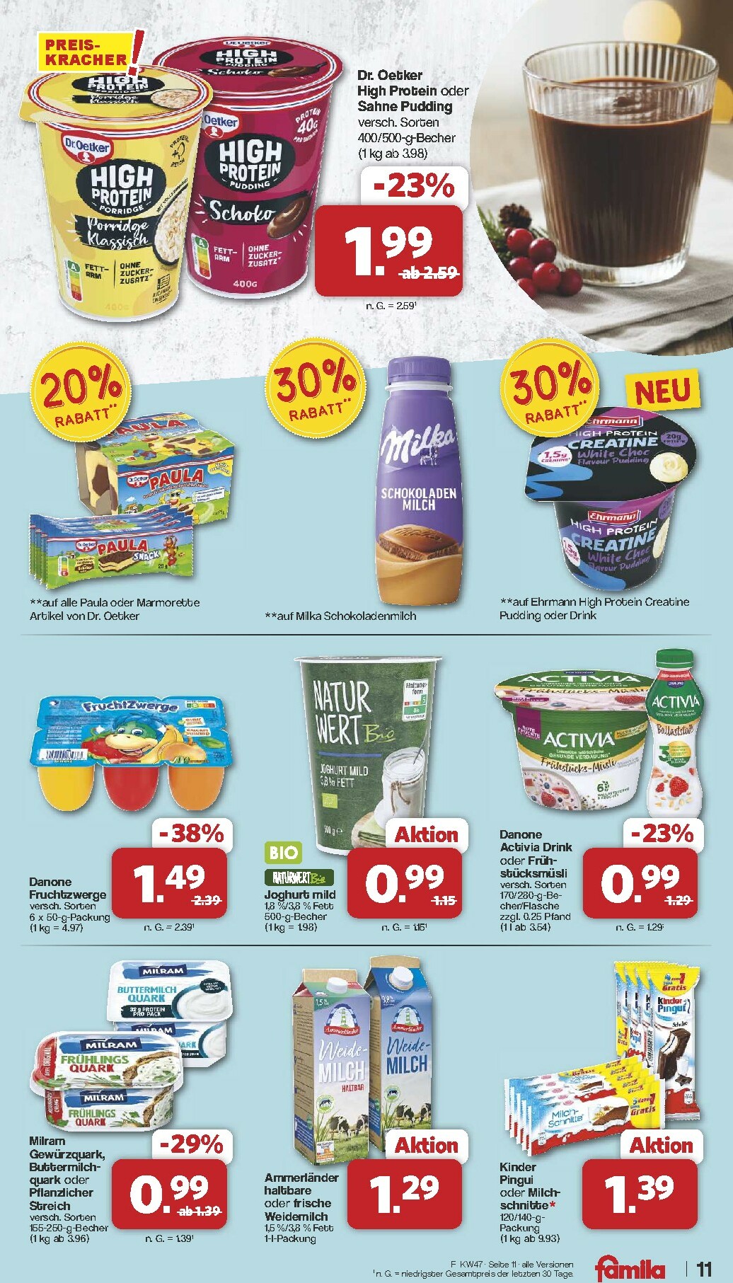 famila-nordwest - Famila Nordwest-Prospekt gültig vom 17.11. bis 22.11. - page: 11