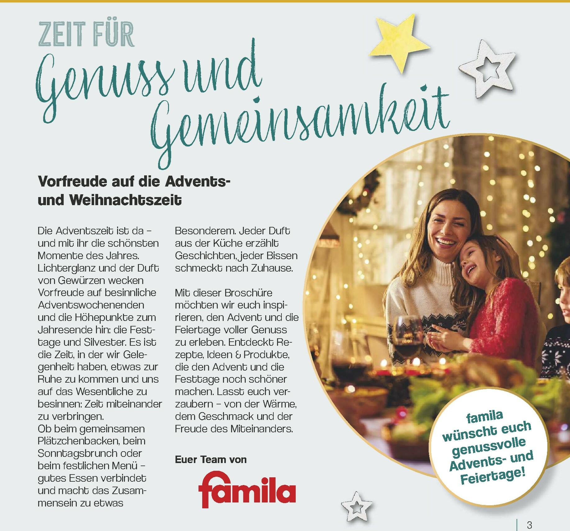 famila-nordwest - Famila Nordwest - Festliche Momente-Prospekt gültig vom 24.11. bis 31.12. - page: 3