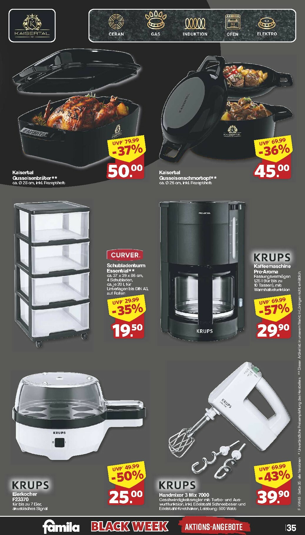 famila-nordwest - Famila Nordwest - Black Week-Prospekt gültig vom 24.11. bis 29.11. - page: 37