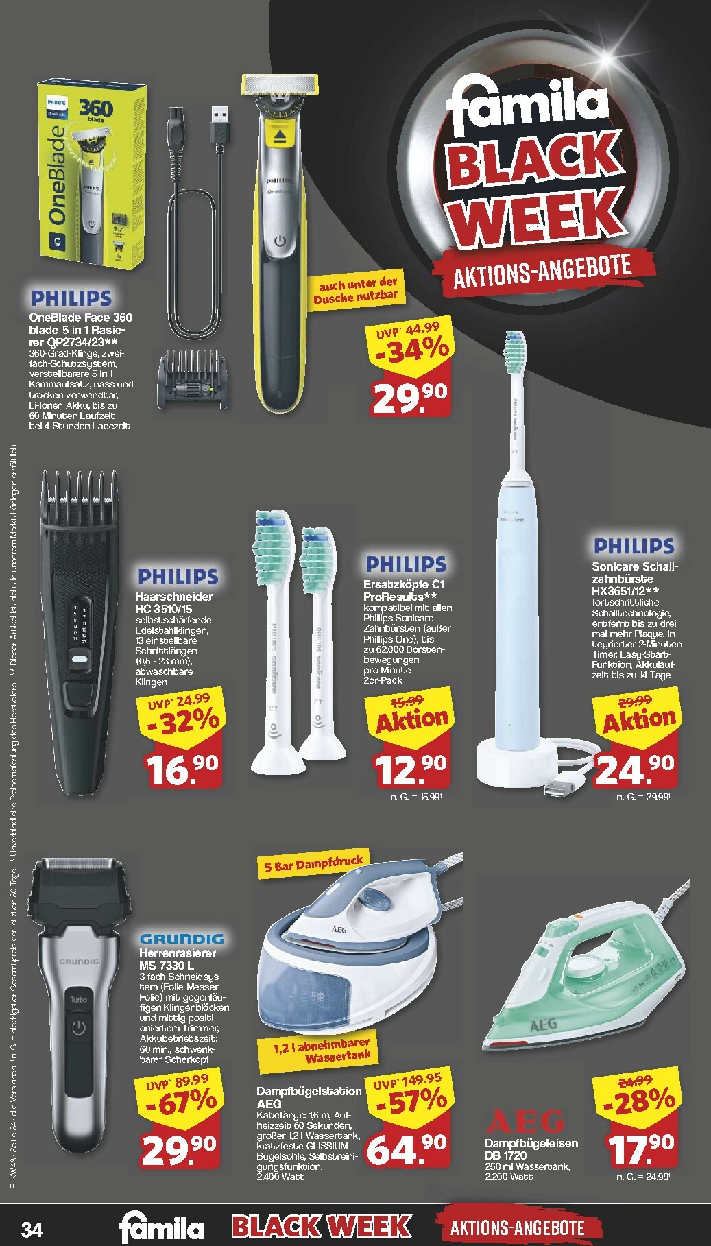 famila-nordwest - Famila Nordwest - Black Week-Prospekt gültig vom 24.11. bis 29.11. - page: 36