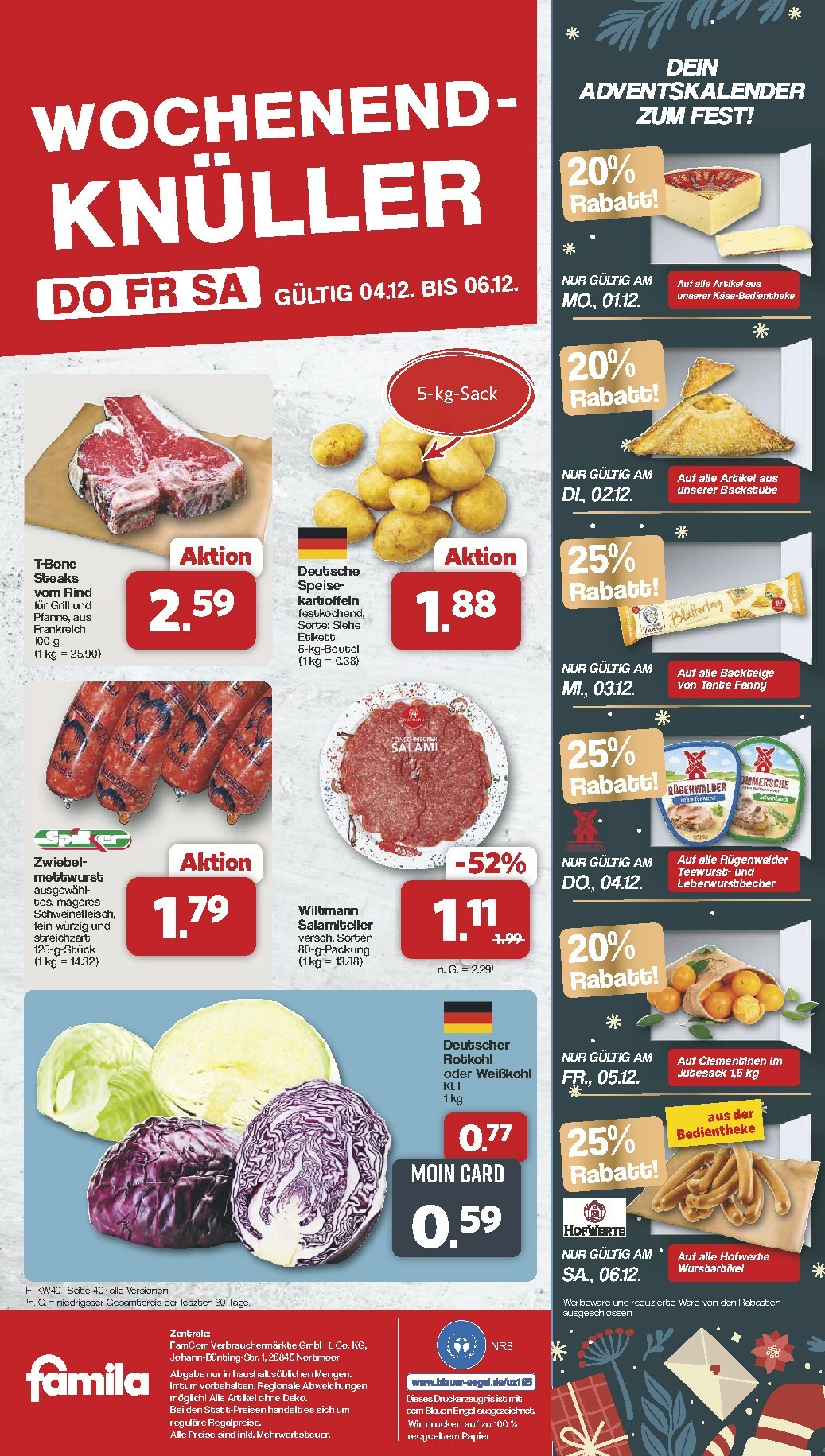 famila-nordwest - Famila Nordwest-Prospekt gültig vom 01.12. bis 06.12. - page: 41