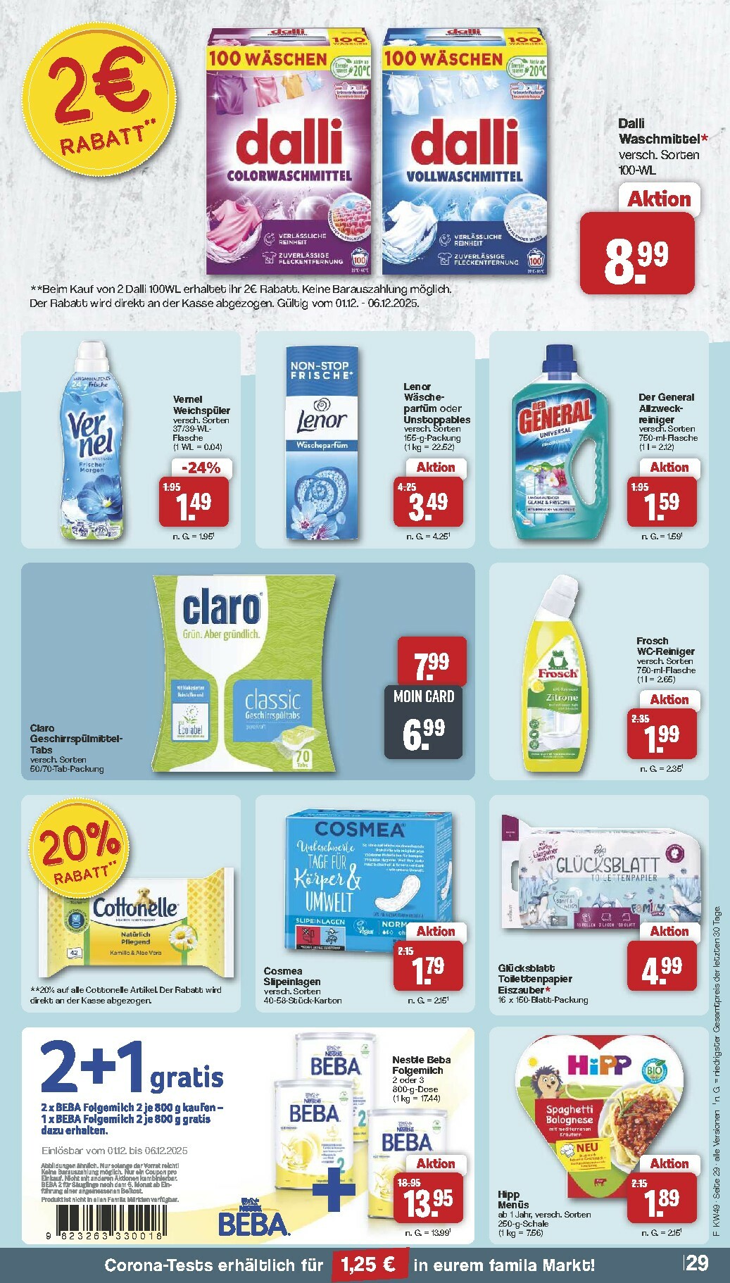 famila-nordwest - Famila Nordwest-Prospekt gültig vom 01.12. bis 06.12. - page: 29