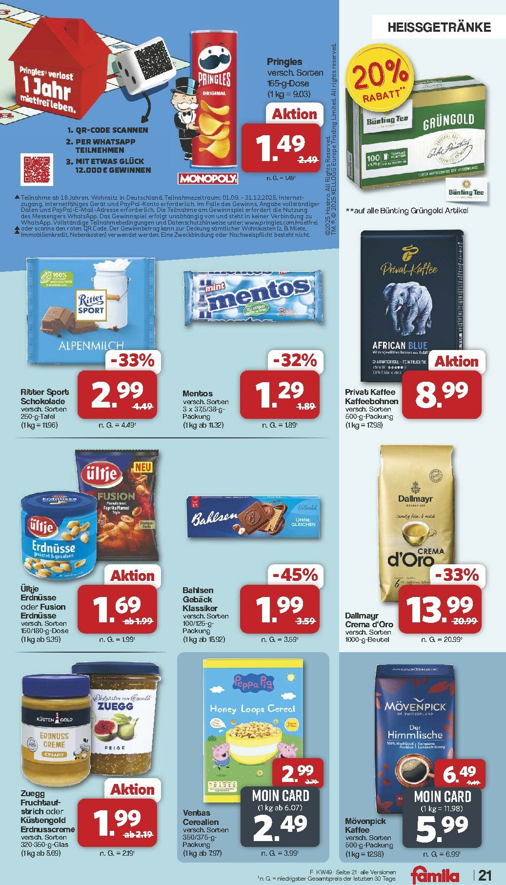 famila-nordwest - Famila Nordwest-Prospekt gültig vom 01.12. bis 06.12. - page: 21