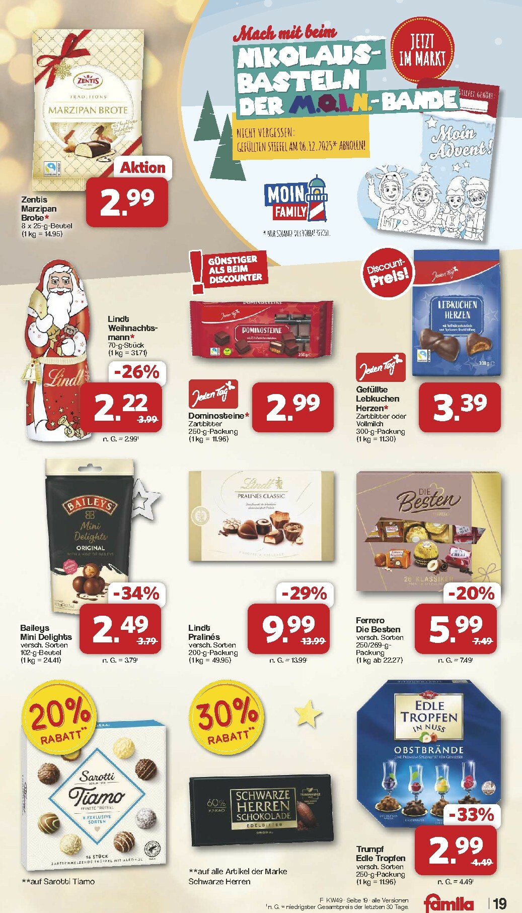 famila-nordwest - Famila Nordwest-Prospekt gültig vom 01.12. bis 06.12. - page: 19