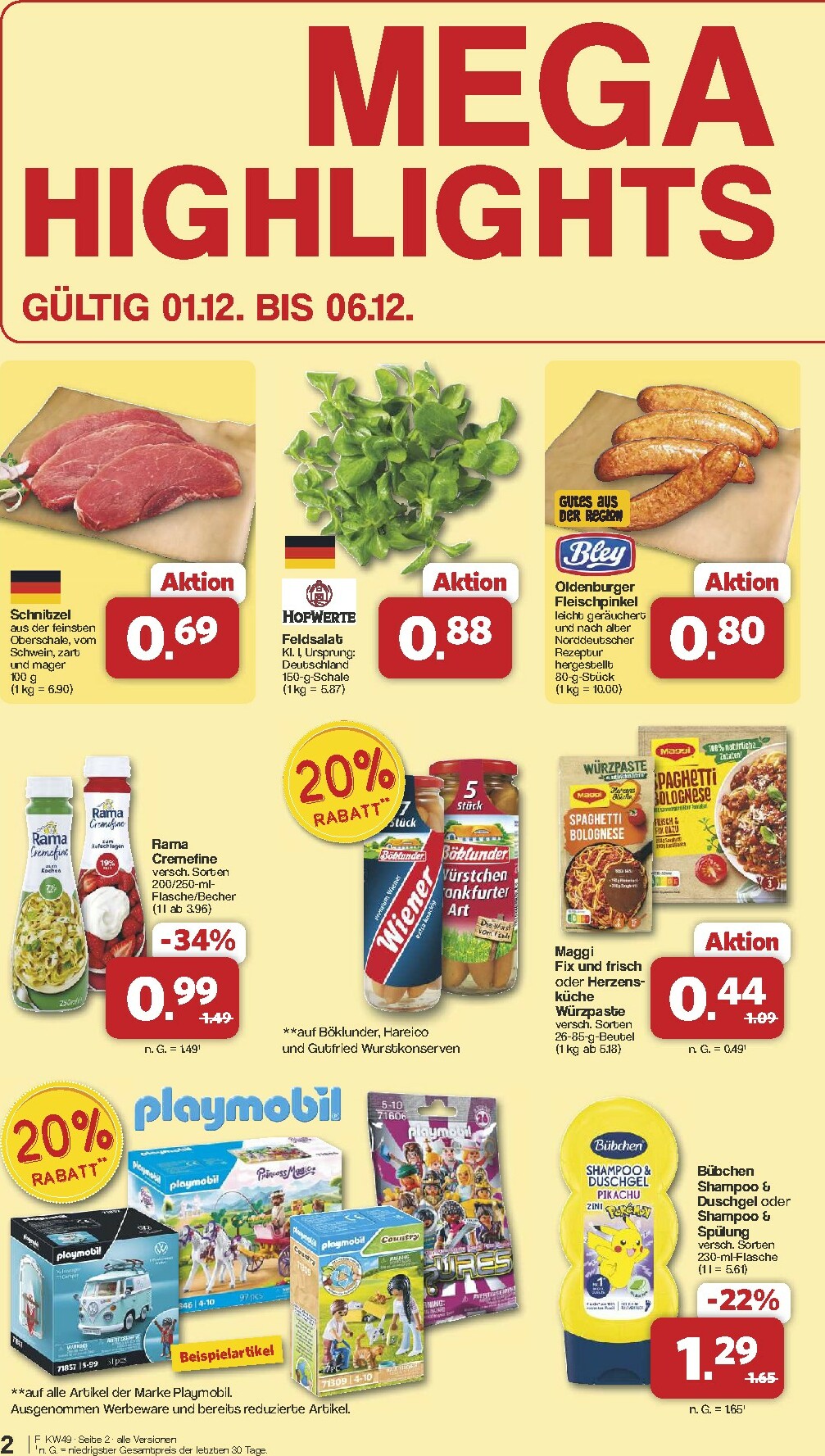 famila-nordwest - Famila Nordwest-Prospekt gültig vom 01.12. bis 06.12. - page: 2