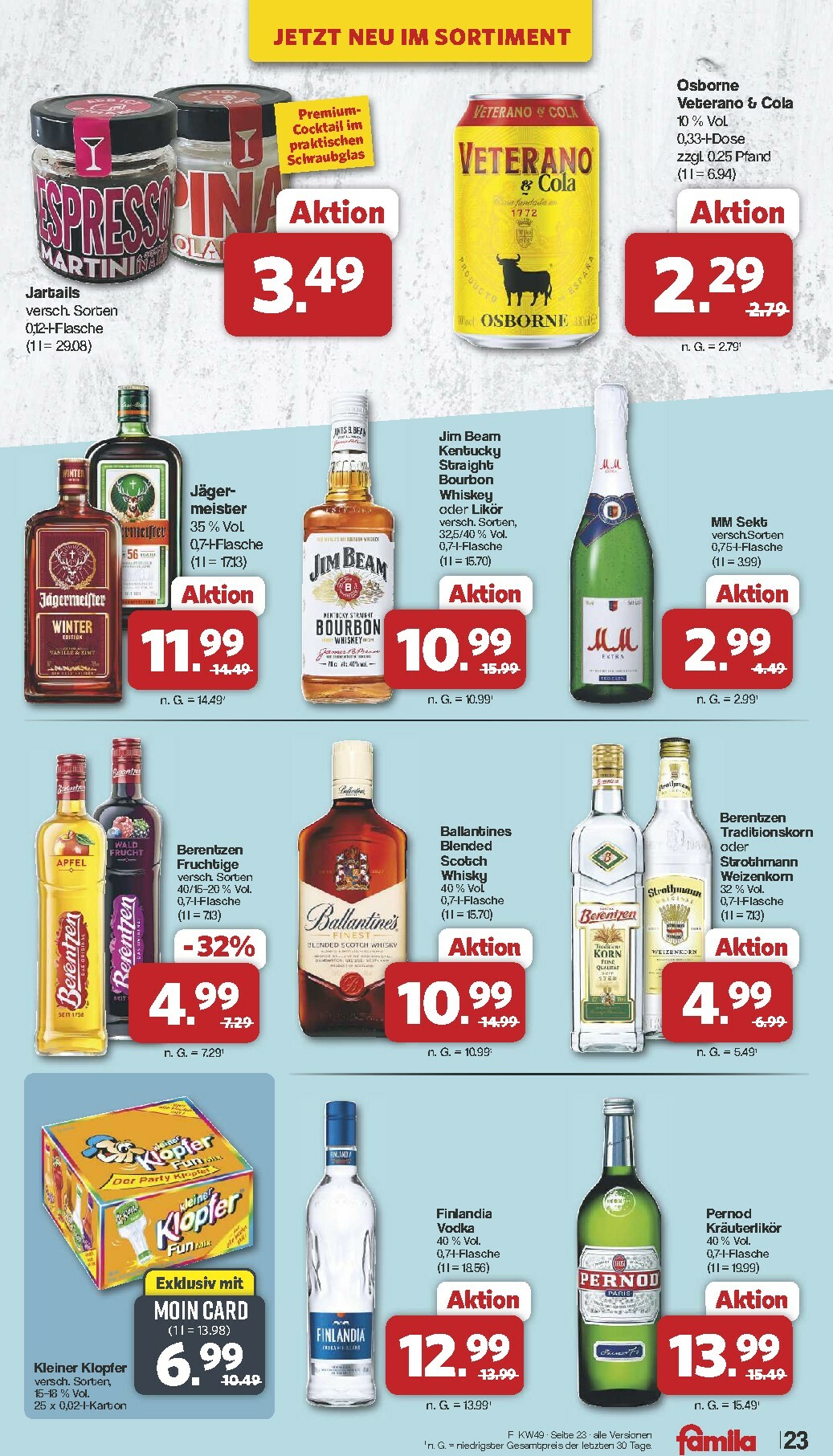 famila-nordwest - Famila Nordwest-Prospekt gültig vom 01.12. bis 06.12. - page: 23