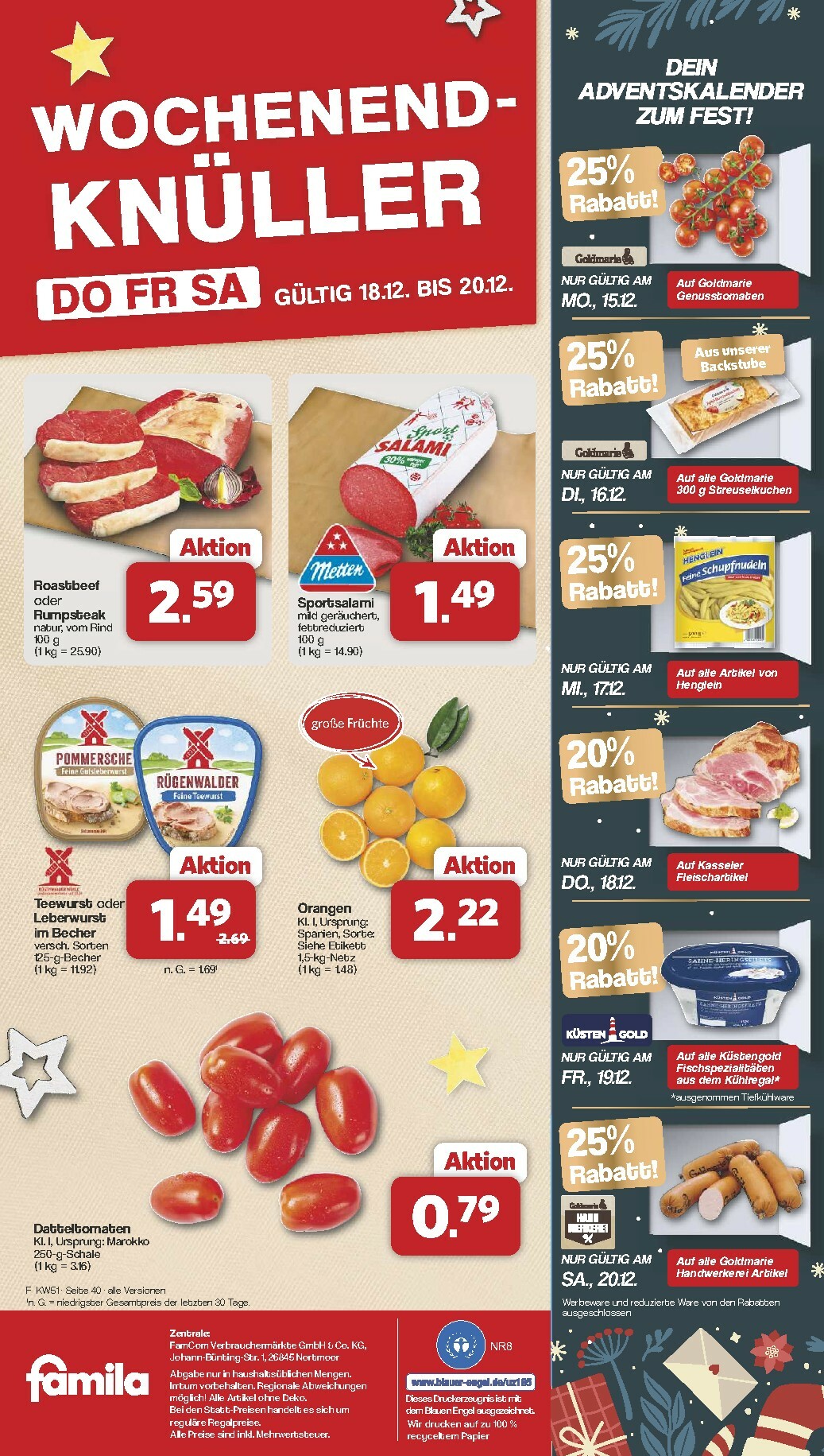 famila-nordwest - Famila Nordwest-Prospekt gültig vom 15.12. bis 20.12. - page: 44