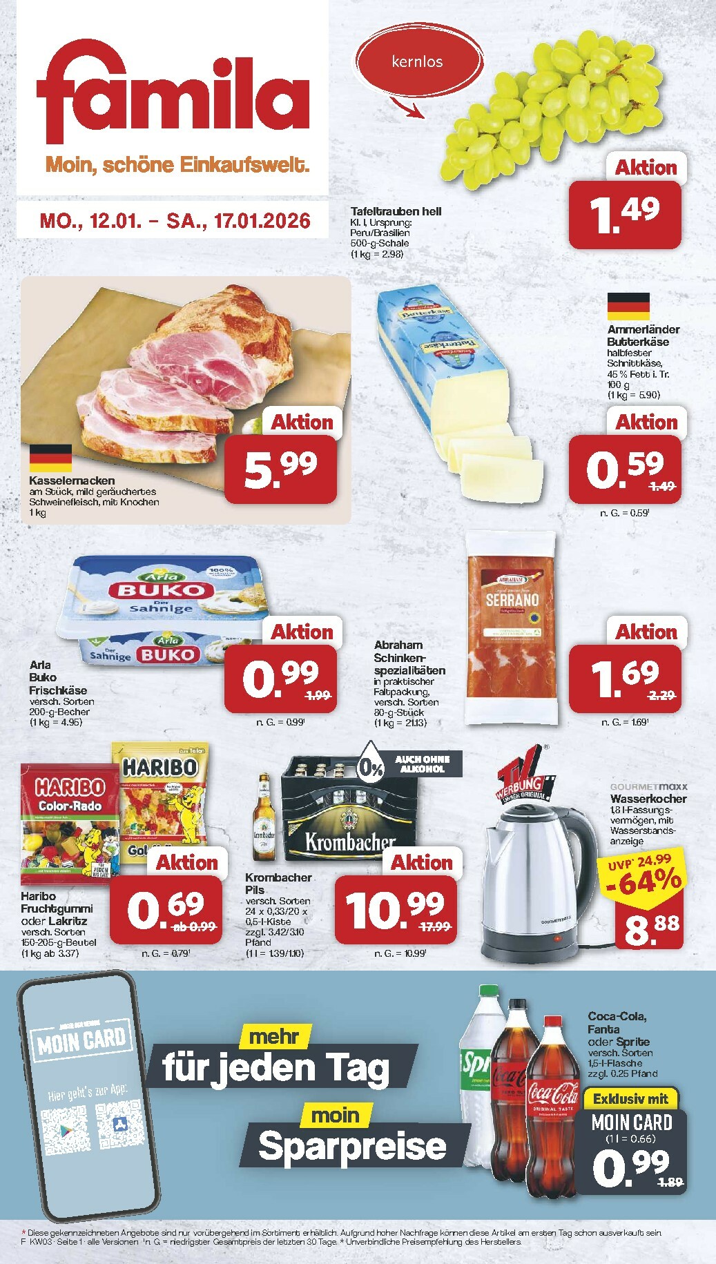 famila-nordwest - Famila Nordwest-Prospekt gültig vom 12.01. bis 17.01.