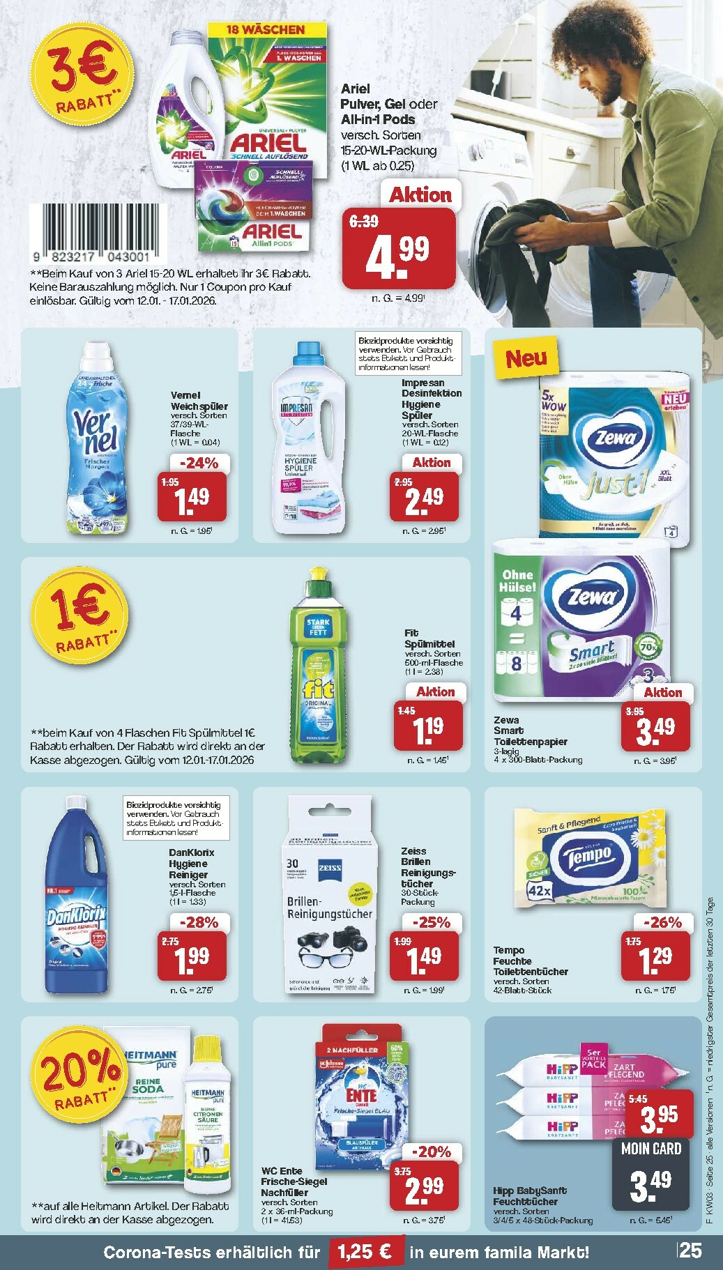 famila-nordwest - Famila Nordwest-Prospekt gültig vom 12.01. bis 17.01. - page: 25
