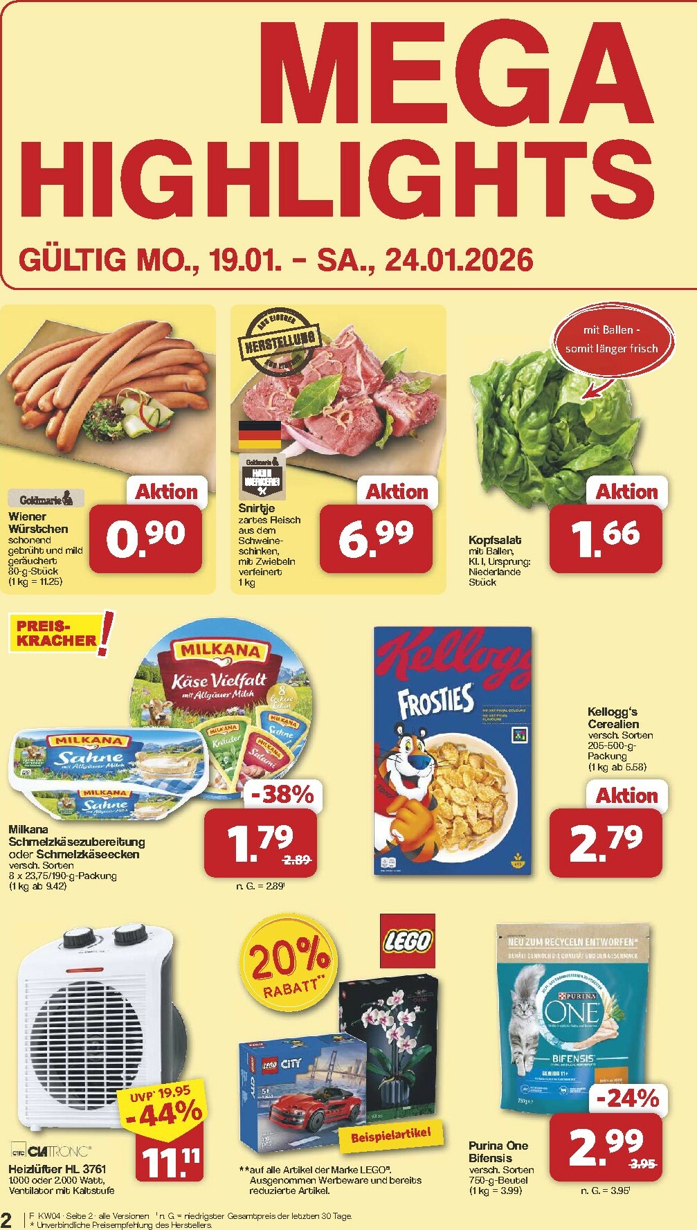 famila-nordwest - Famila Nordwest-Prospekt gültig vom 19.01. bis 24.01. - page: 2