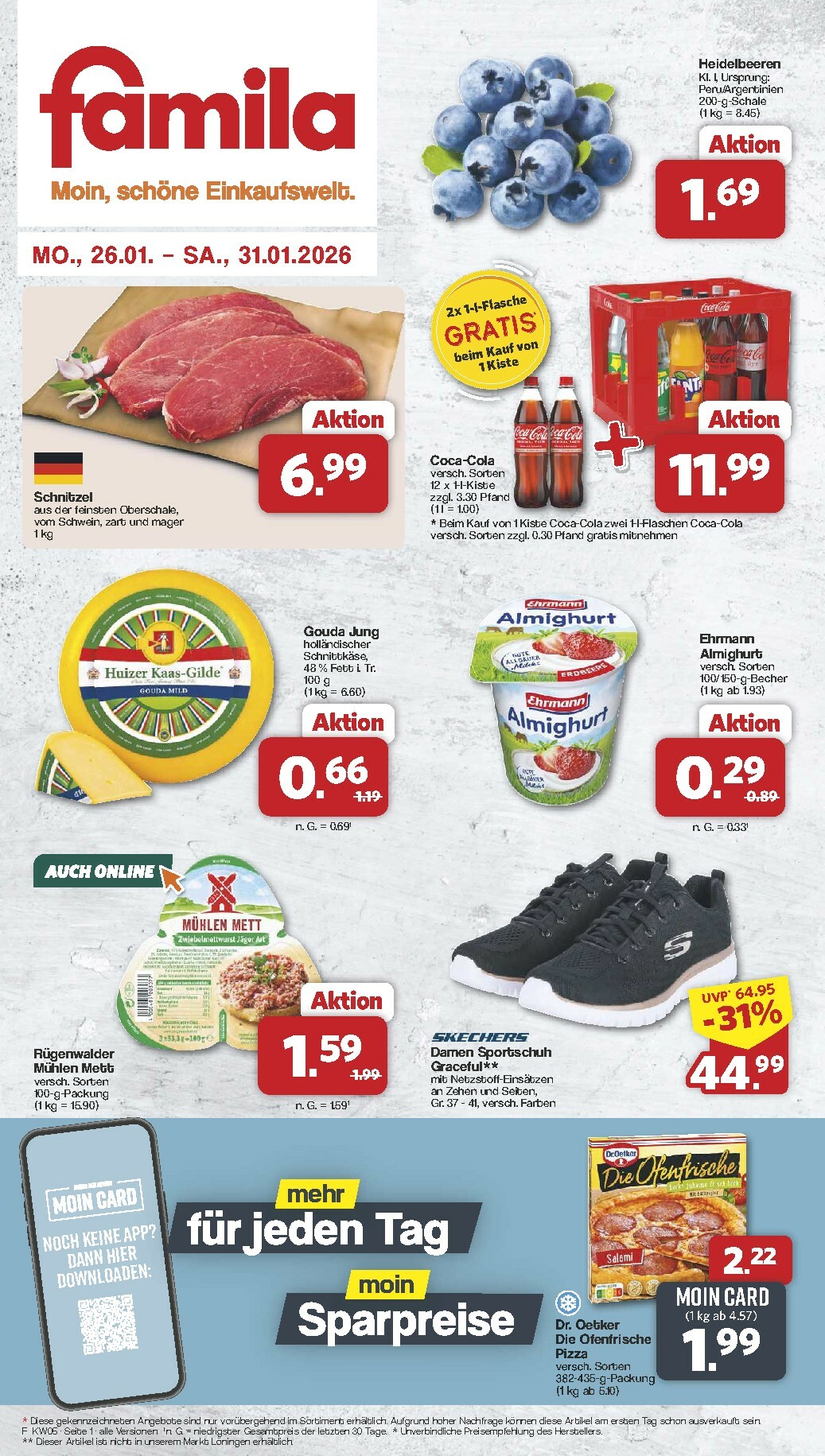 famila-nordwest - Famila Nordwest-Prospekt gültig vom 26.01. bis 31.01. - page: 1