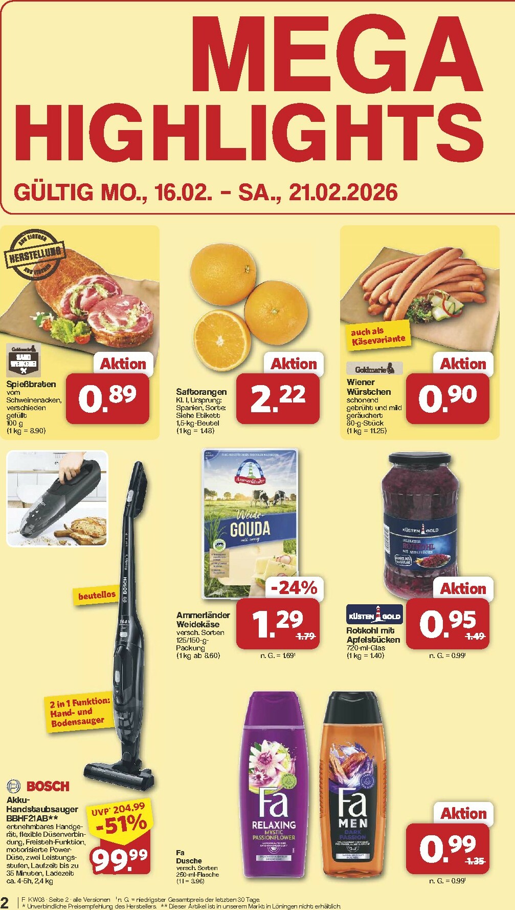 famila-nordwest - Famila Nordwest-Prospekt gültig vom 16.02.2026 bis 21.02.2026 - page: 2