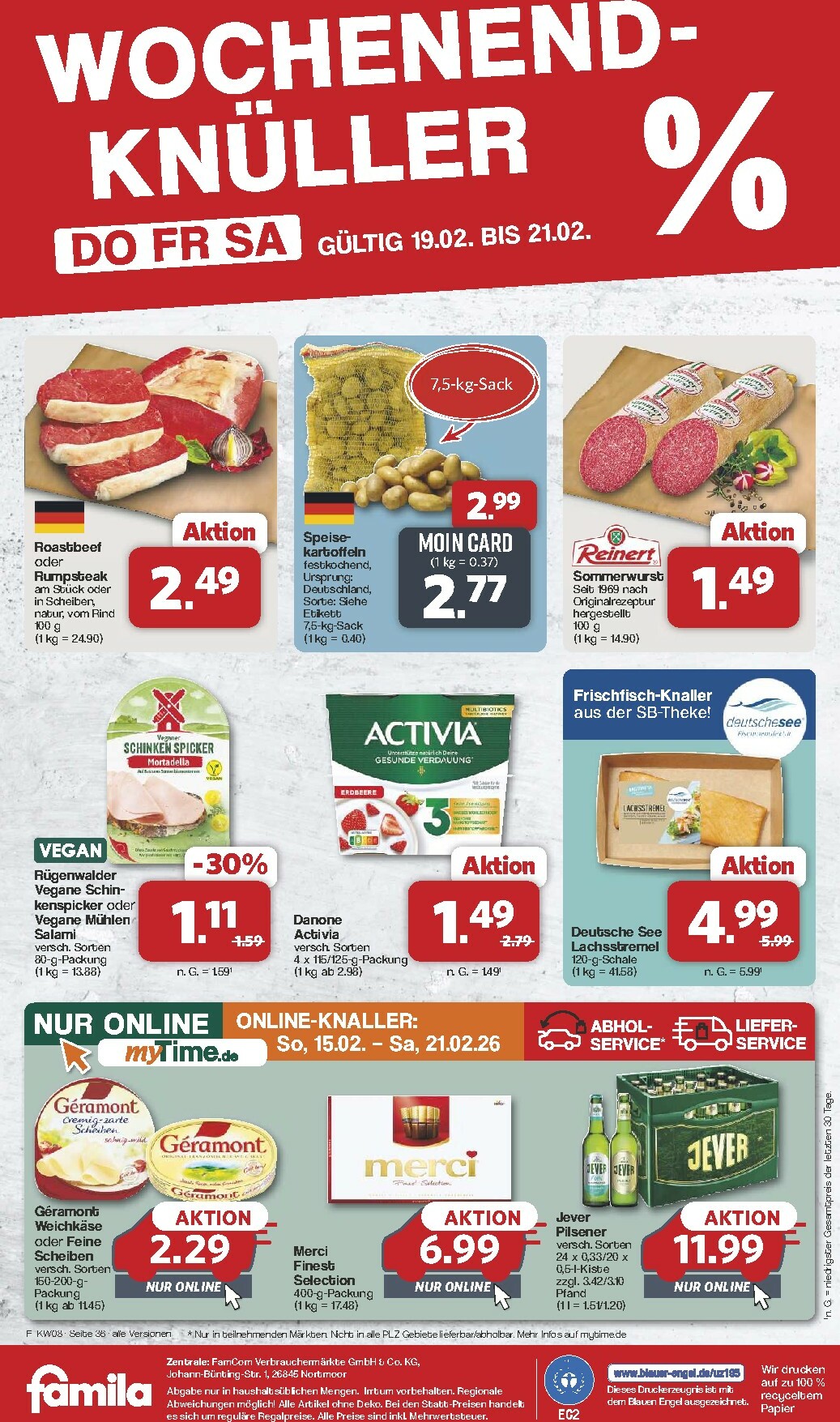 famila-nordwest - Famila Nordwest-Prospekt gültig vom 16.02.2026 bis 21.02.2026 - page: 38