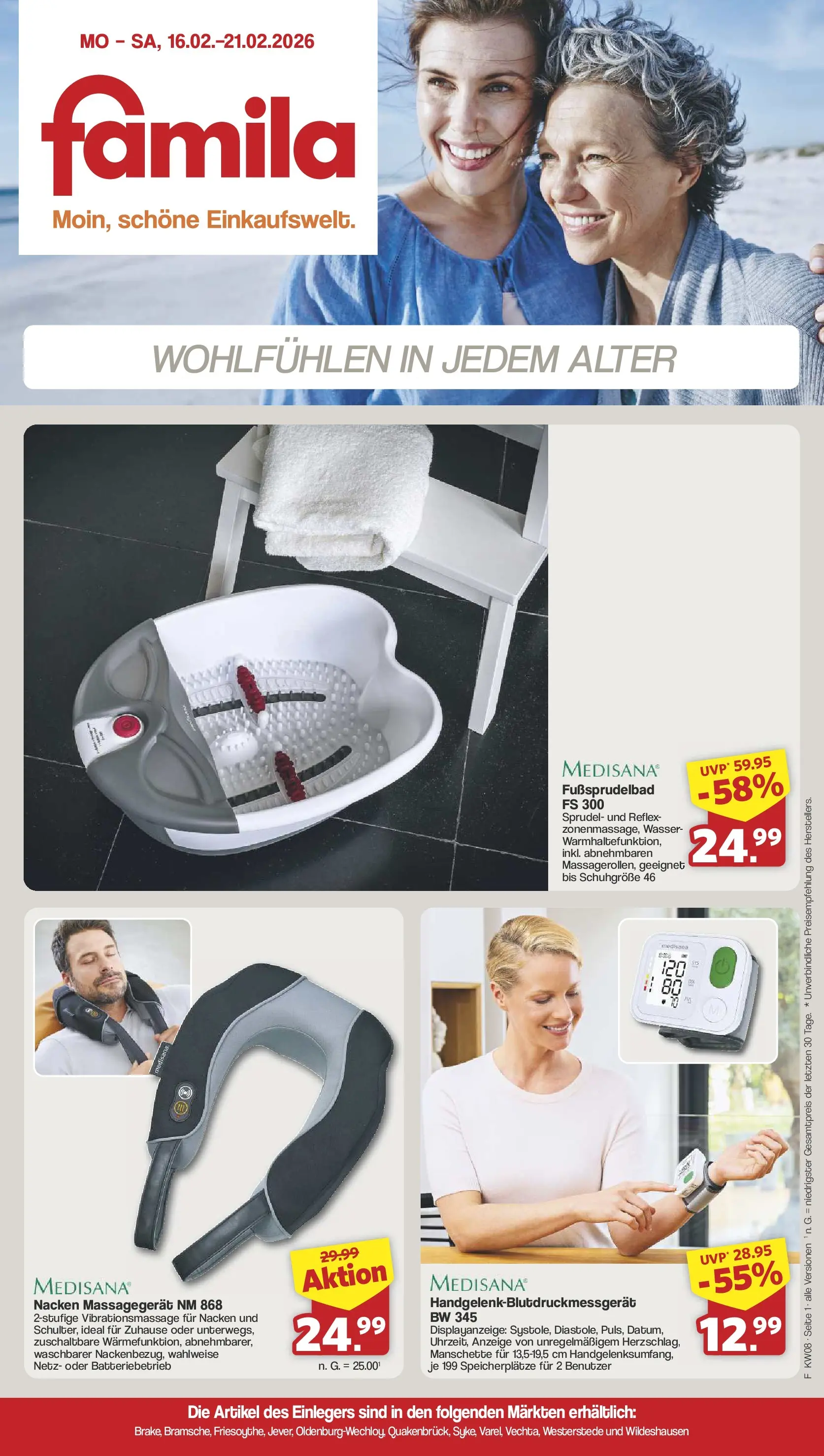 famila-nordwest - Famila Nordwest - Einleger-Prospekt gültig vom 16.02.2026 bis 21.02.2026