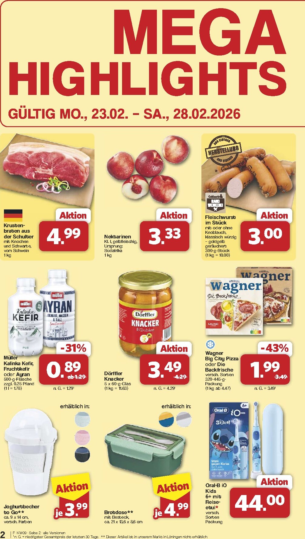 famila-nordwest - Famila Nordwest-Prospekt gültig vom 23.02.2026 bis 28.02.2026 - page: 2