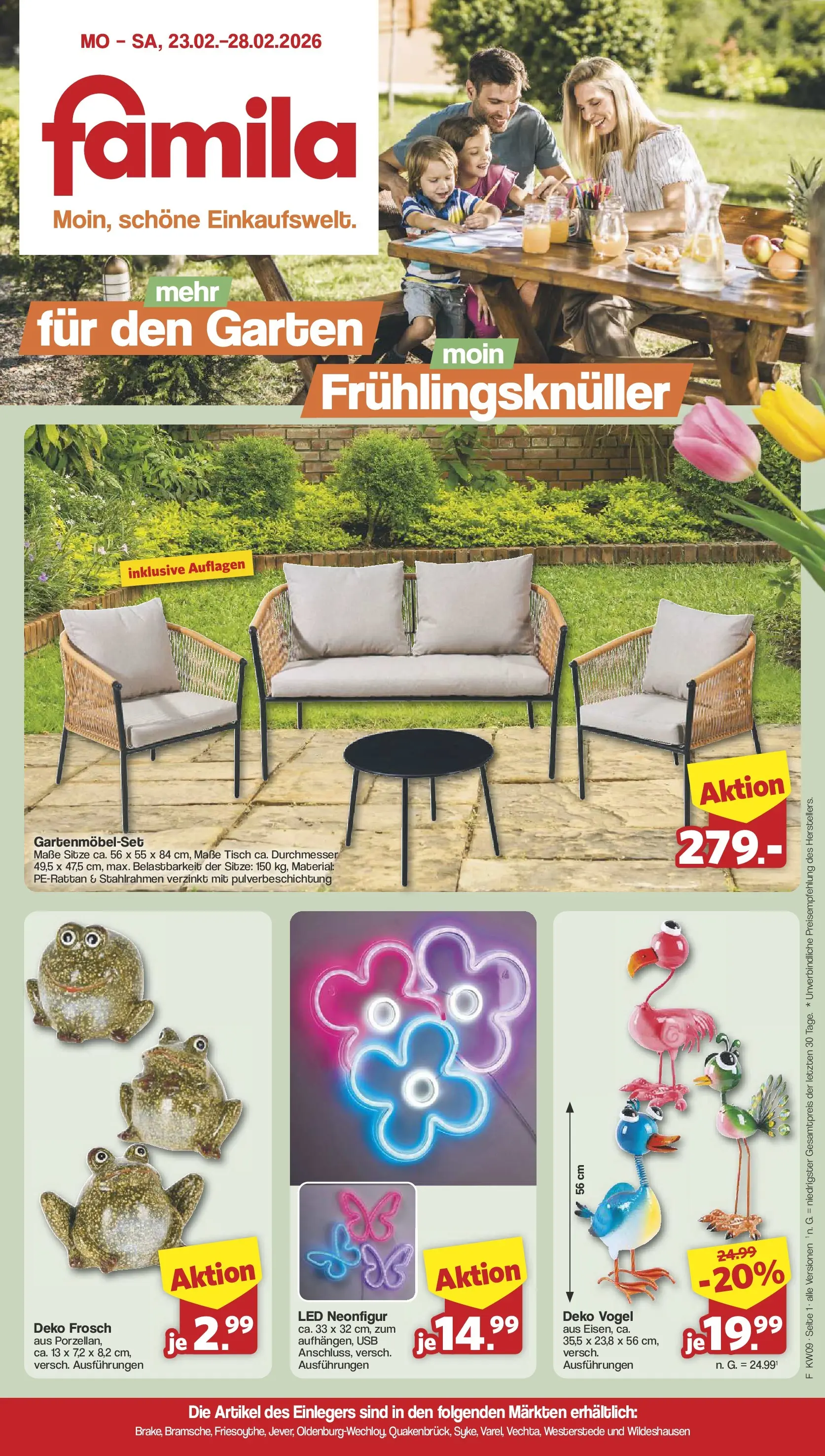 famila-nordwest - Famila Nordwest - Einleger-Prospekt gültig vom 23.02.2026 bis 28.02.2026