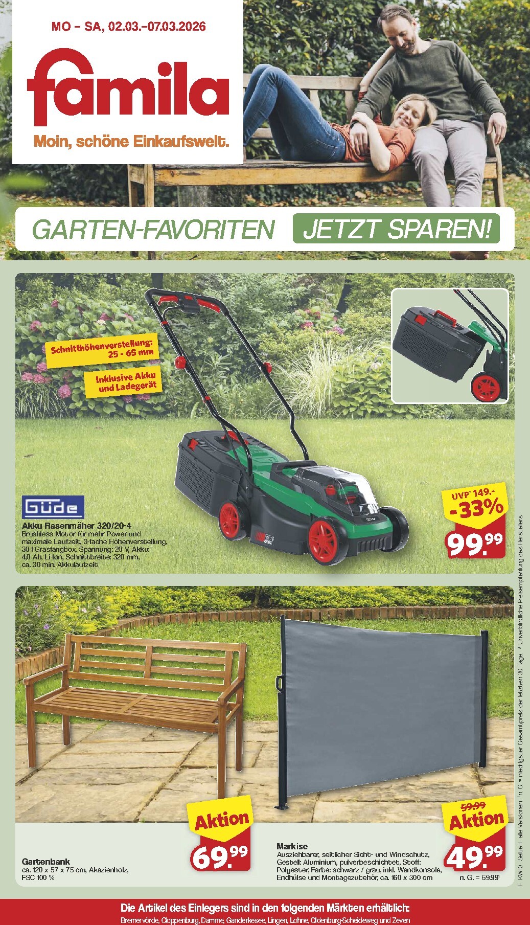 famila-nordwest - Famila Nordwest - Einleger-Prospekt gültig vom 02.03.2026 bis 07.03.2026