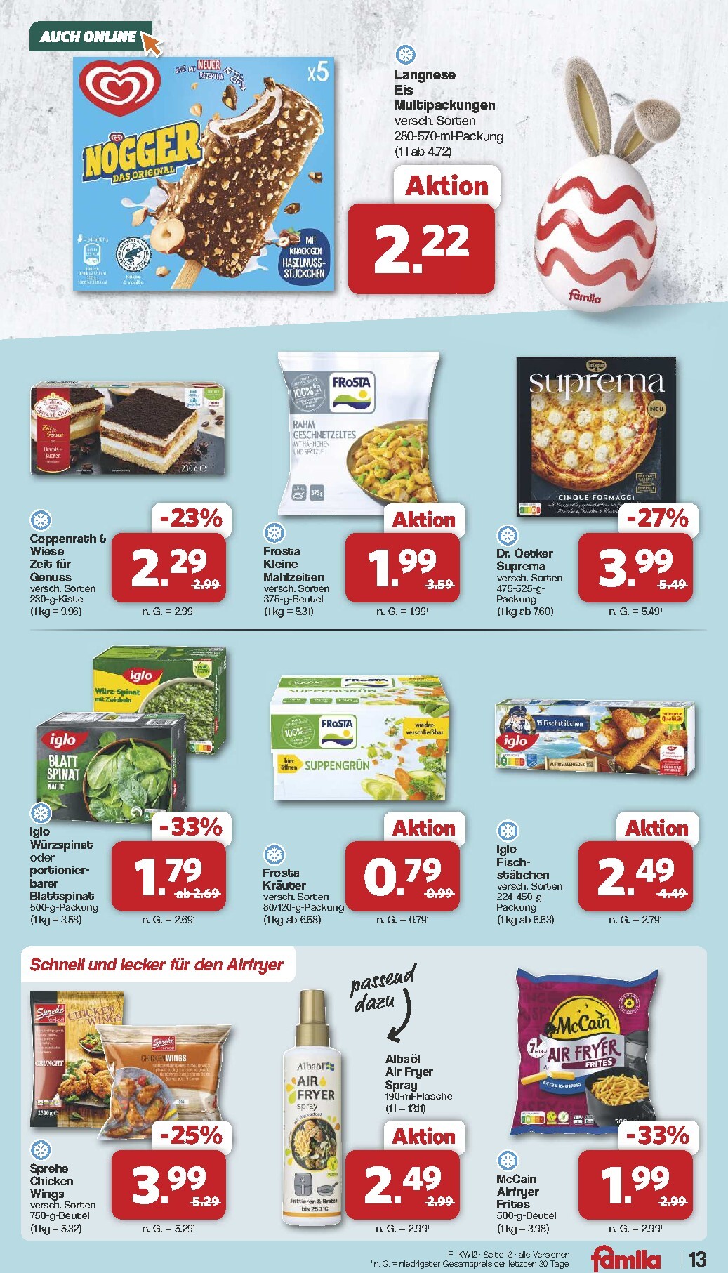 famila-nordwest - Famila Nordwest-Prospekt gültig vom 16.03.2026 bis 21.03.2026 - page: 13