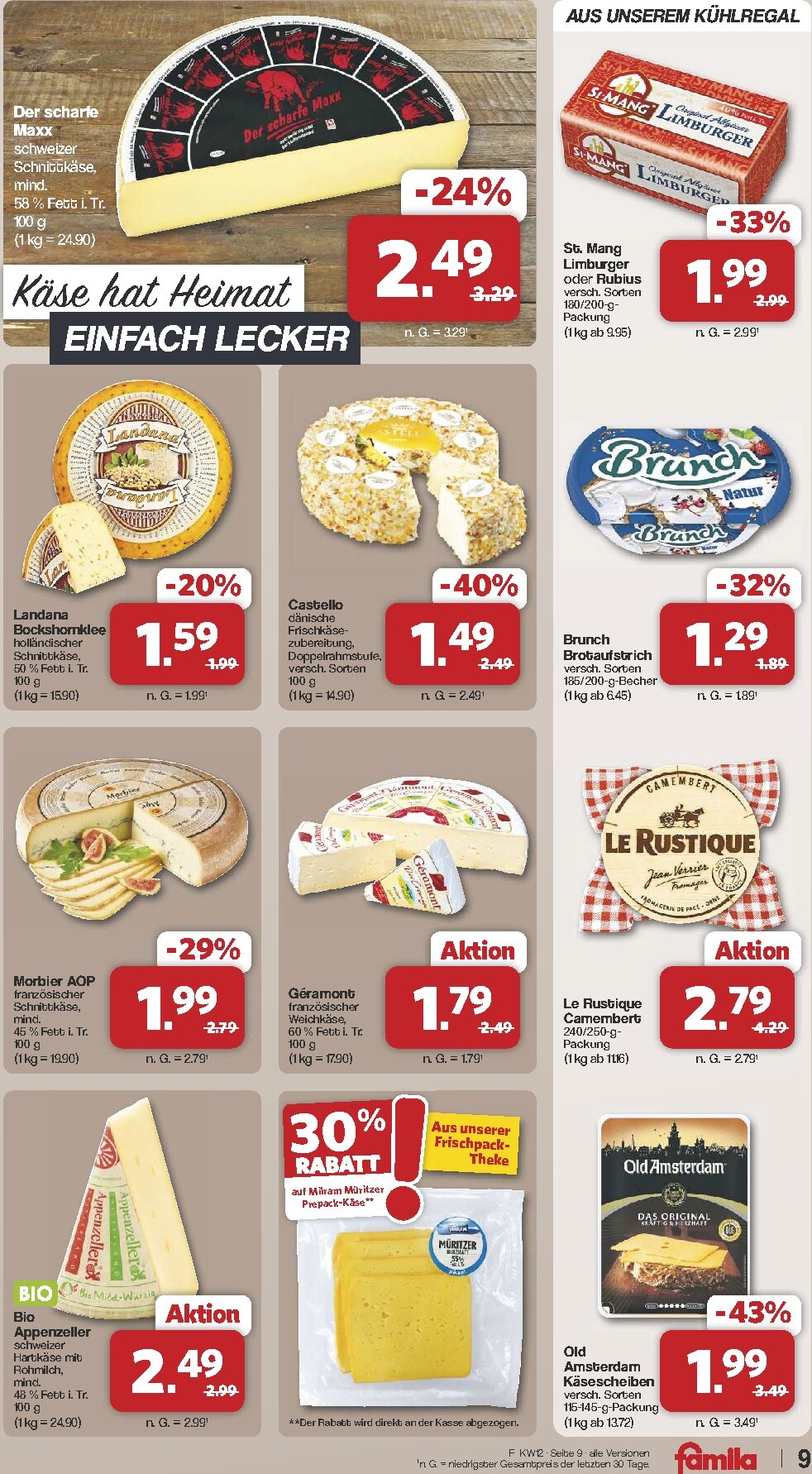 famila-nordwest - Famila Nordwest-Prospekt gültig vom 16.03.2026 bis 21.03.2026 - page: 9