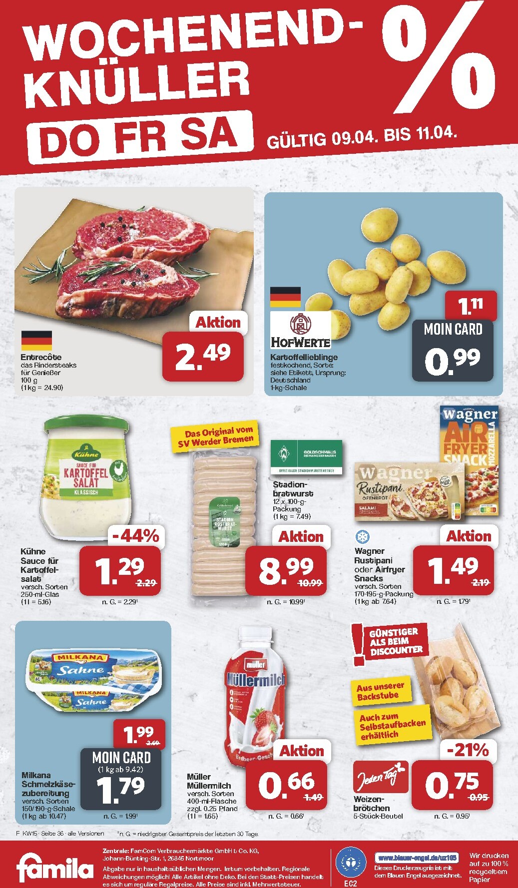 famila-nordwest - Famila Nordwest-Prospekt gültig vom 07.04.2026 bis 11.04.2026 - page: 38