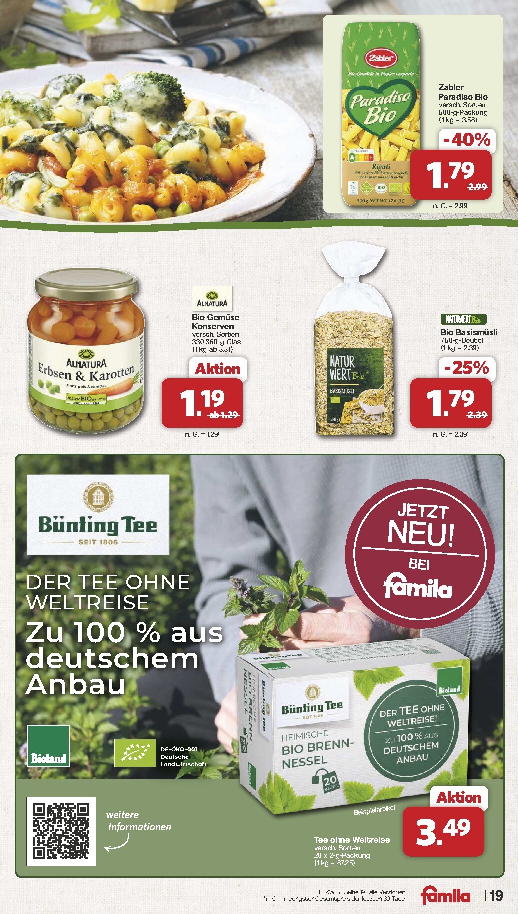 famila-nordwest - Famila Nordwest-Prospekt gültig vom 07.04.2026 bis 11.04.2026 - page: 19