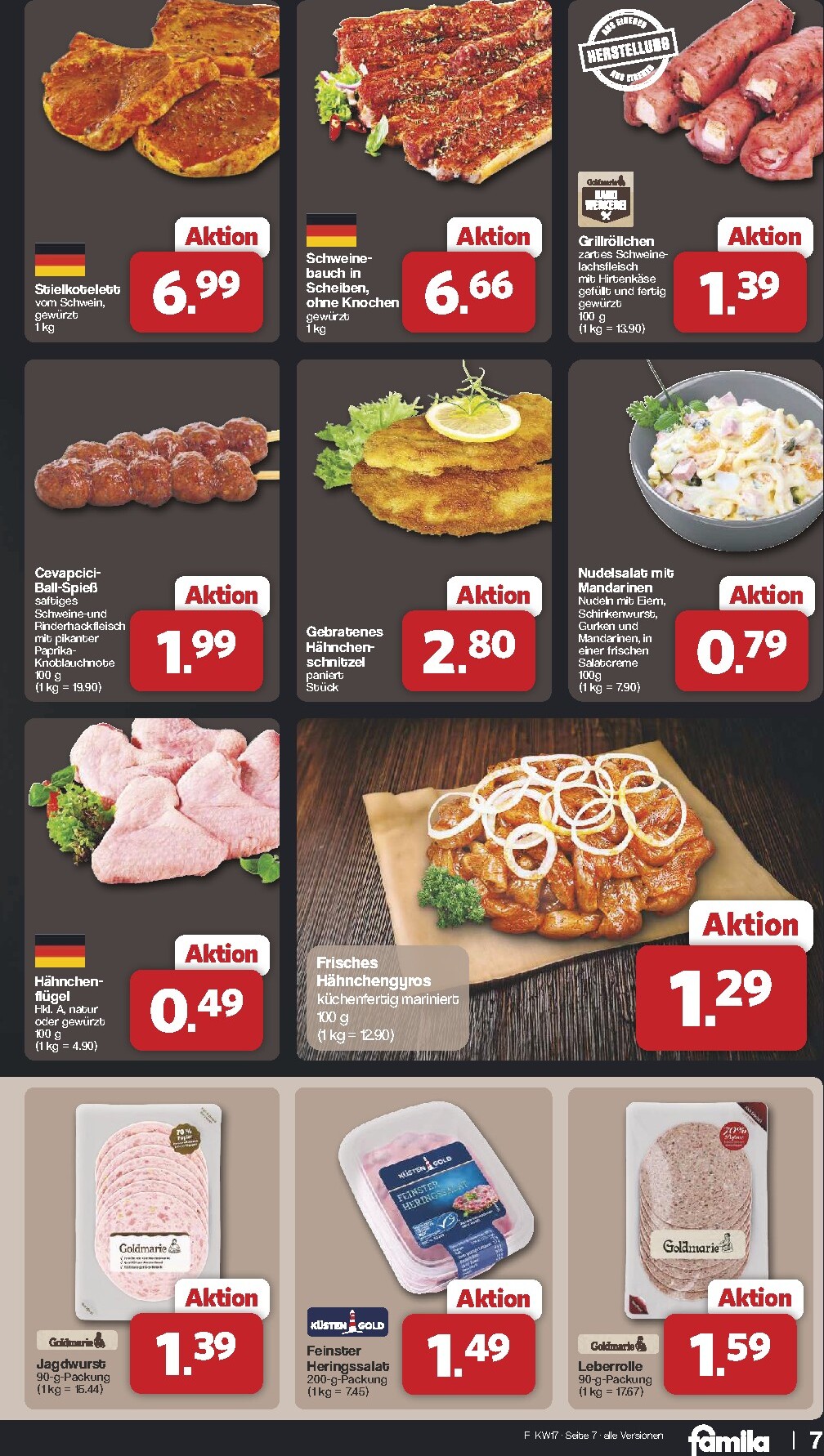 famila-nordwest - Famila Nordwest Prospekt nächste Woche – von Montag 20.04.2026 bis Samstag 25.04.2026 - page: 7