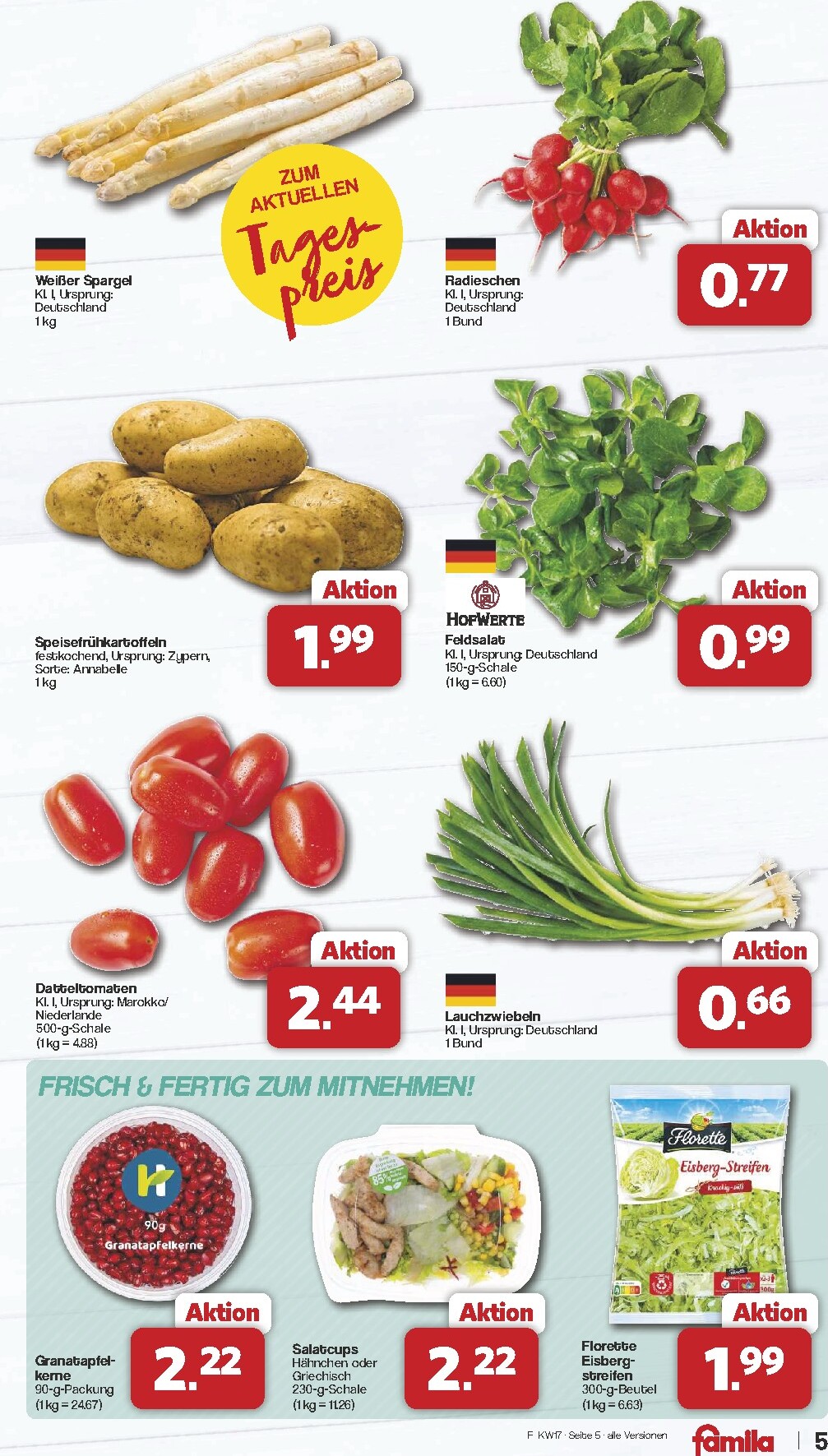 famila-nordwest - Famila Nordwest Prospekt nächste Woche – von Montag 20.04.2026 bis Samstag 25.04.2026 - page: 5