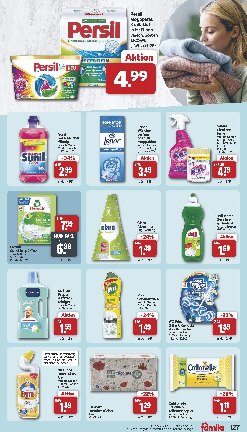 famila-nordwest - Famila Nordwest Prospekt nächste Woche – von Montag 20.04.2026 bis Samstag 25.04.2026 - page: 29