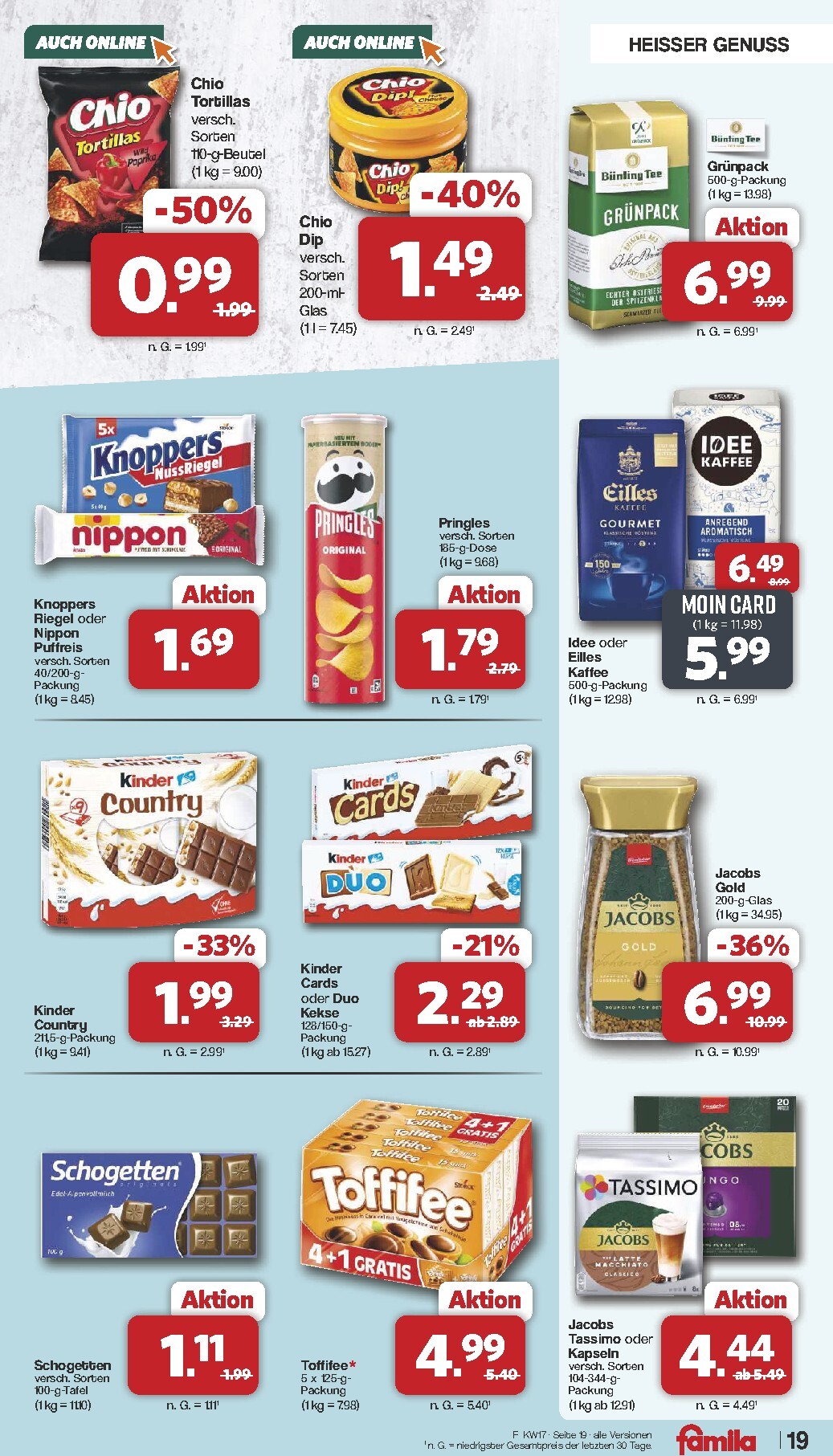 famila-nordwest - Famila Nordwest Prospekt nächste Woche – von Montag 20.04.2026 bis Samstag 25.04.2026 - page: 21