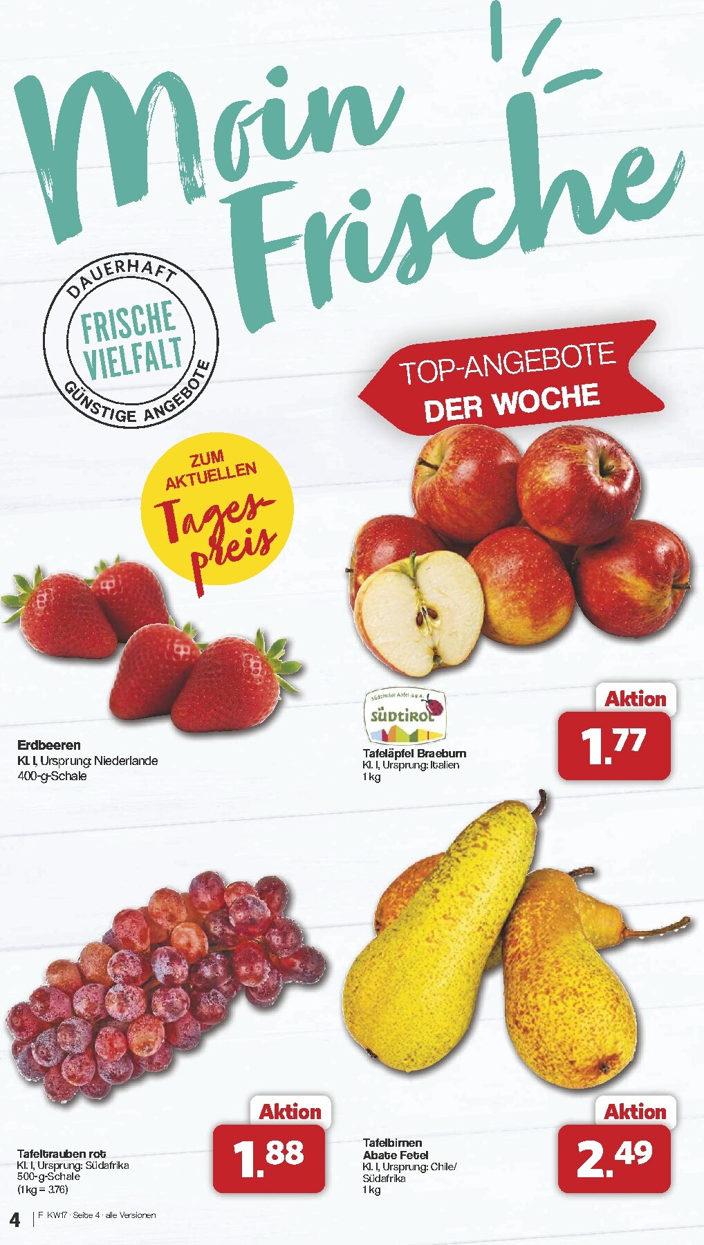 famila-nordwest - Famila Nordwest Prospekt nächste Woche – von Montag 20.04.2026 bis Samstag 25.04.2026 - page: 4