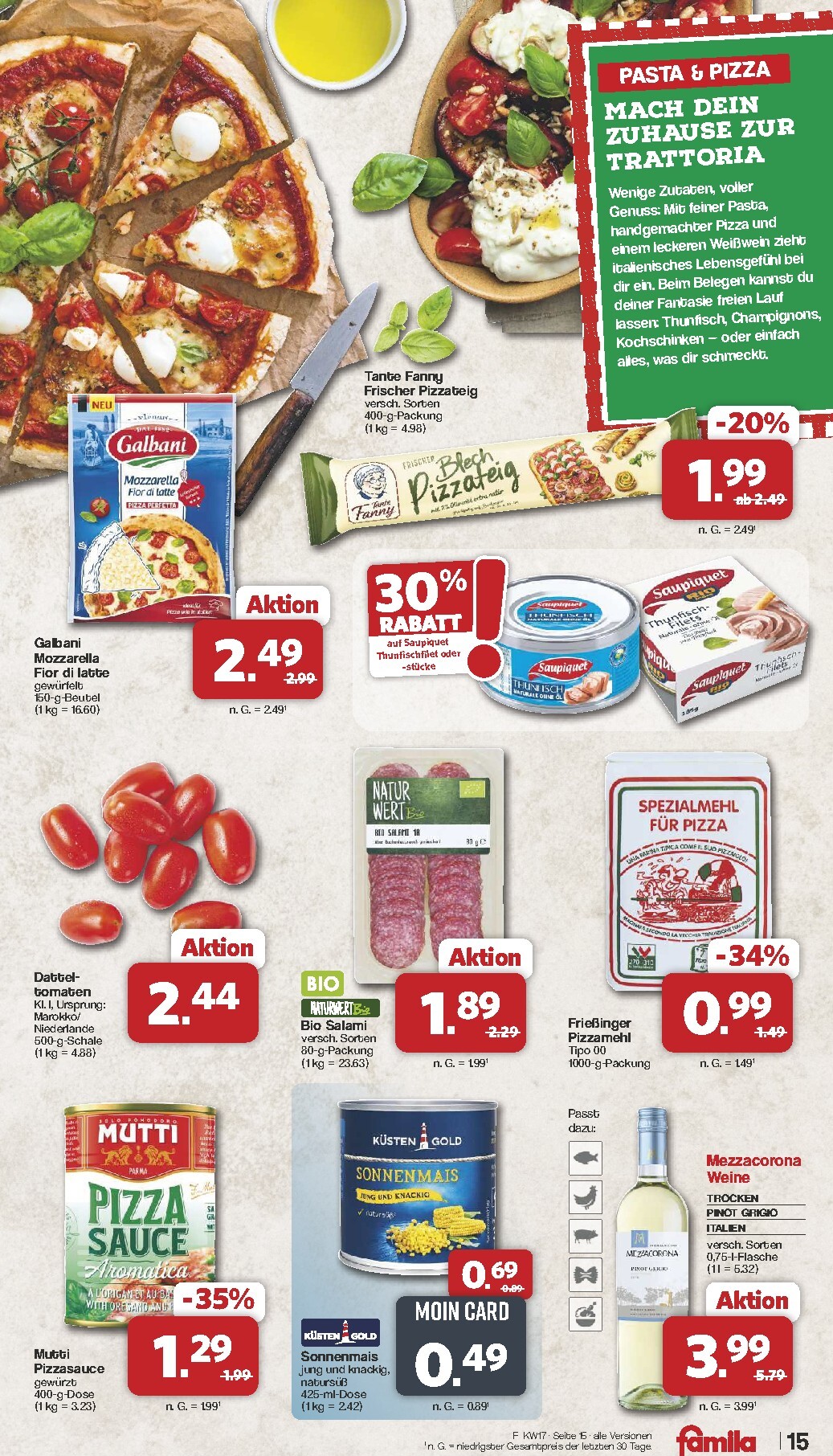 famila-nordwest - Famila Nordwest Prospekt nächste Woche – von Montag 20.04.2026 bis Samstag 25.04.2026 - page: 15