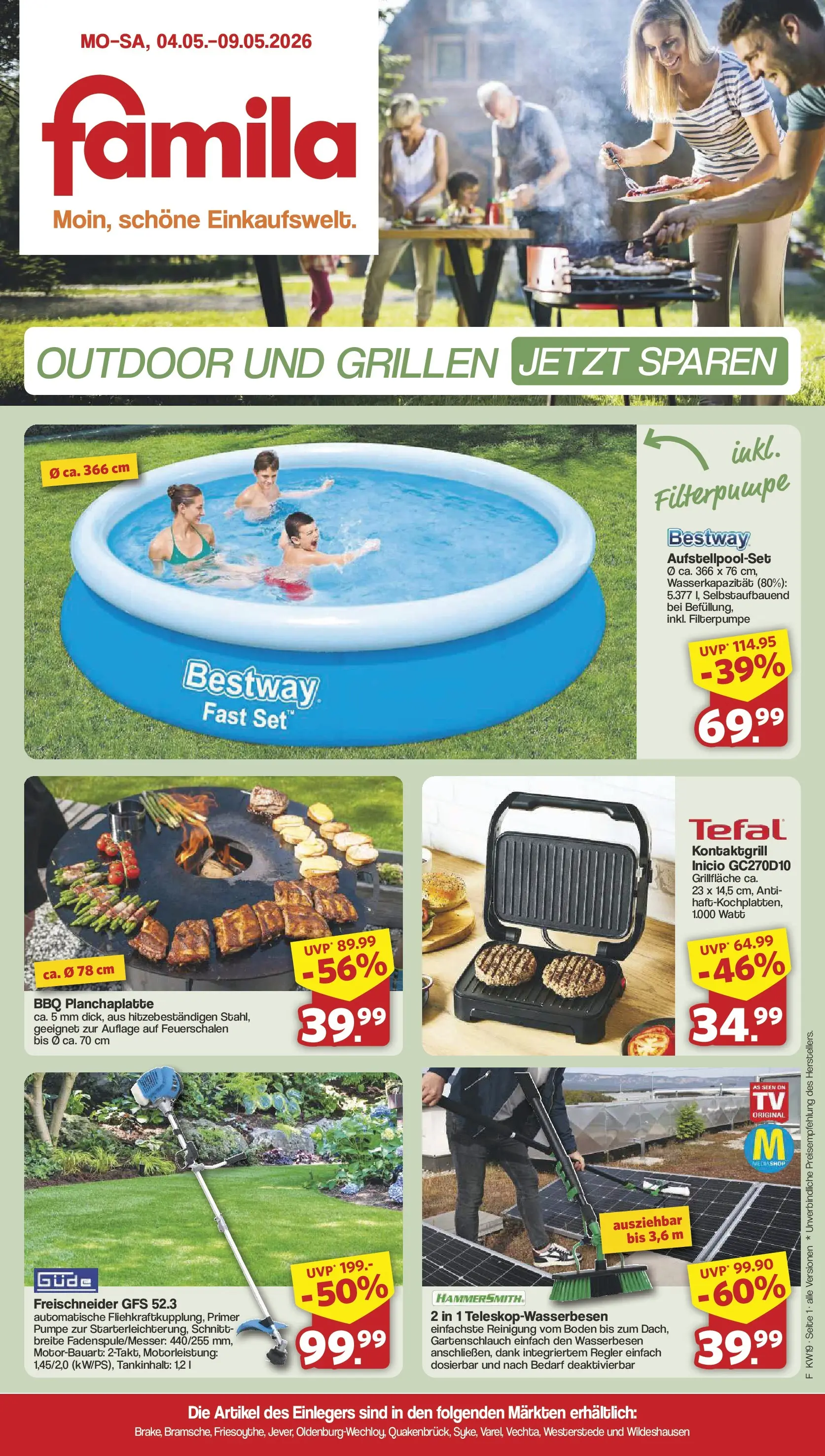 famila-nordwest - Famila Nordwest - Nonfood Prospekt – von Montag 04.05.2026 bis Samstag 09.05.2026