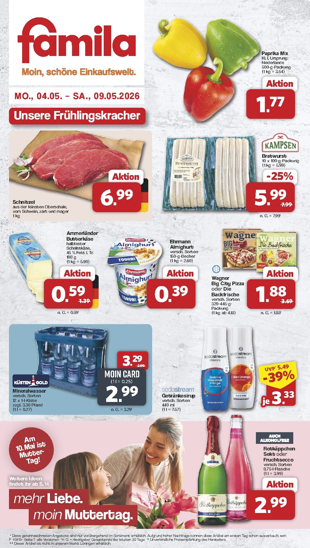 famila-nordwest - Famila Nordwest Prospekt – von Montag 04.05.2026 bis Samstag 09.05.2026