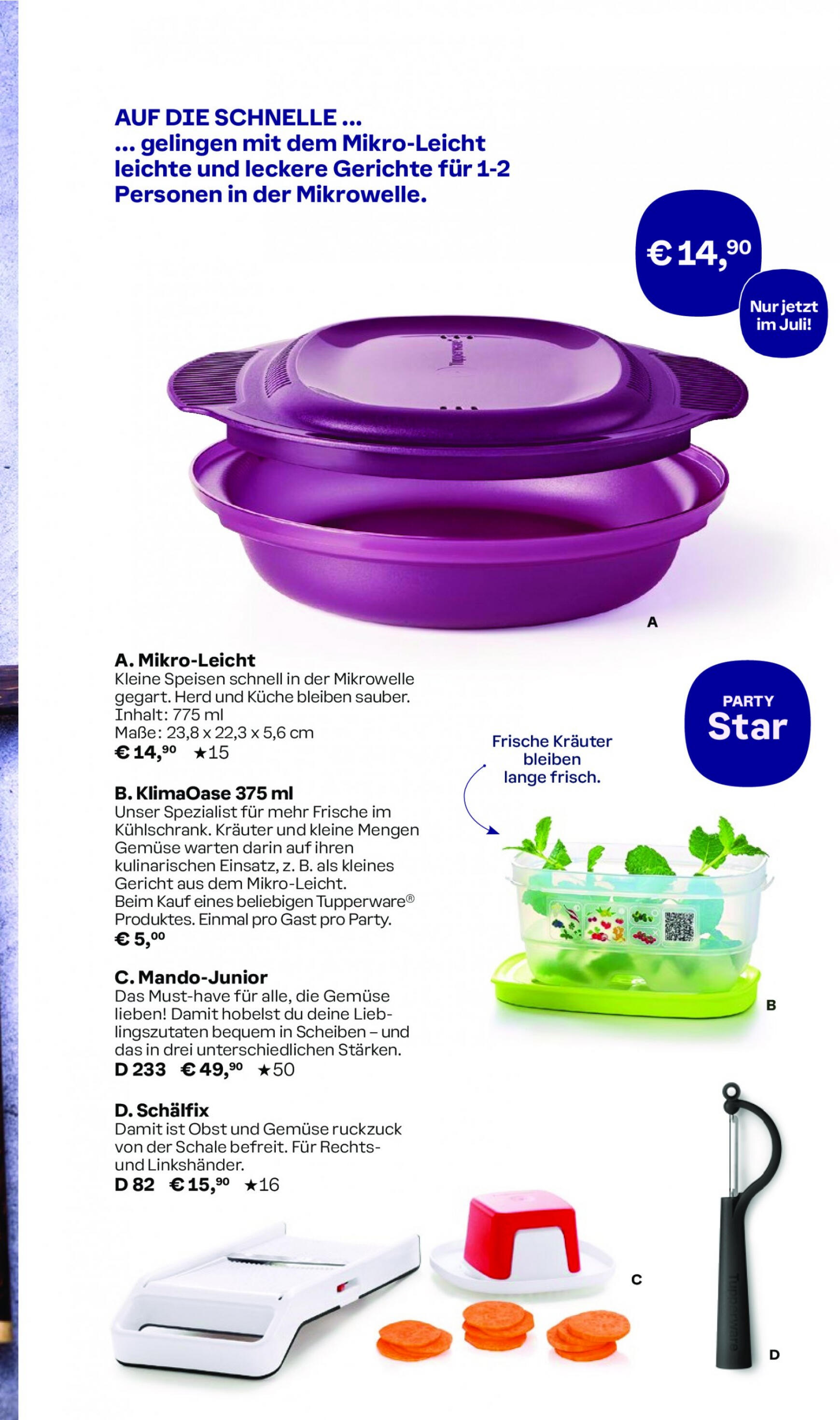 tupperware - Flyer Tupperware aktuell 01.07. - 04.08. - page: 7