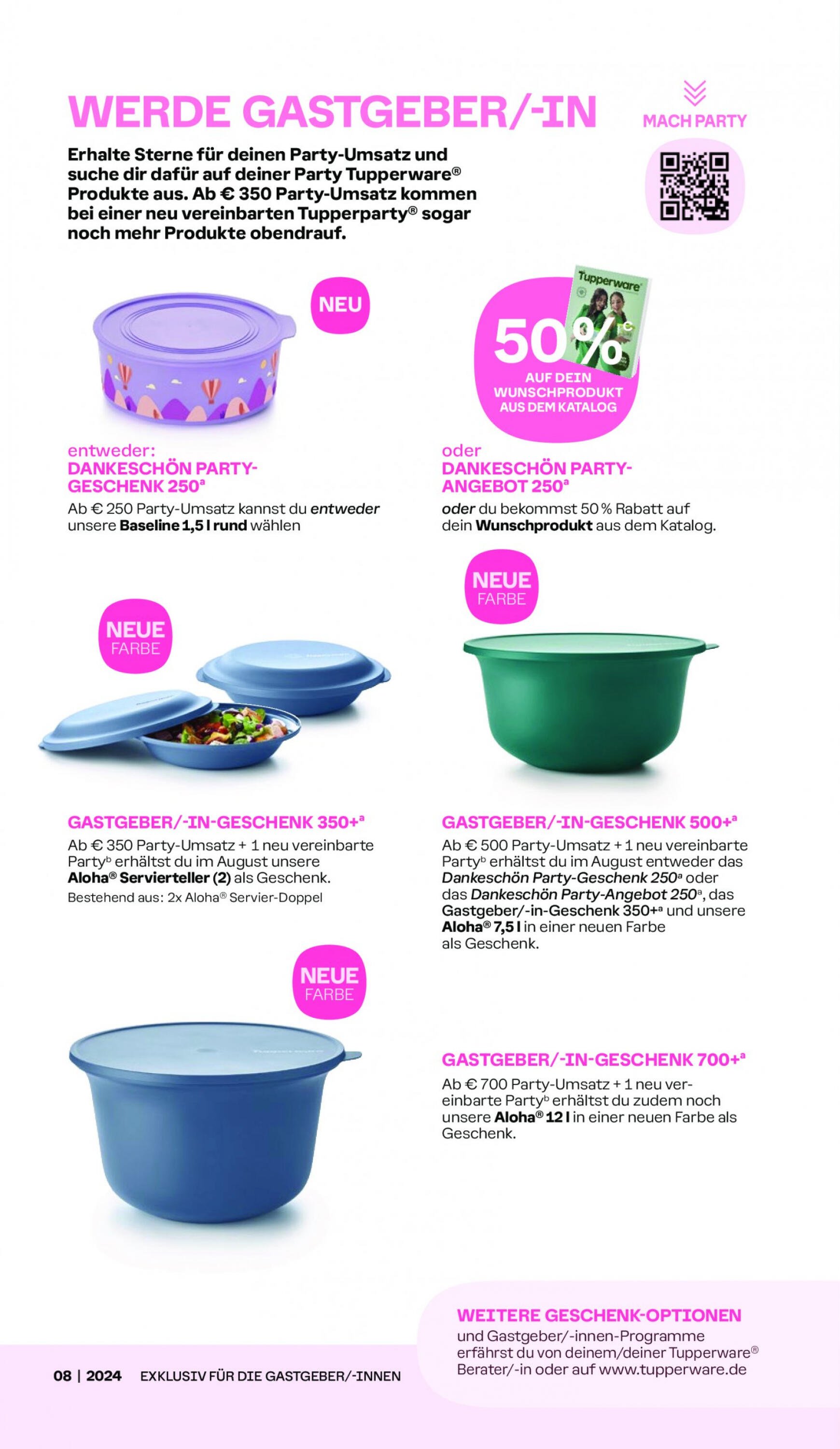 tupperware - Flyer Tupperware aktuell 05.08. - 01.09. - page: 10