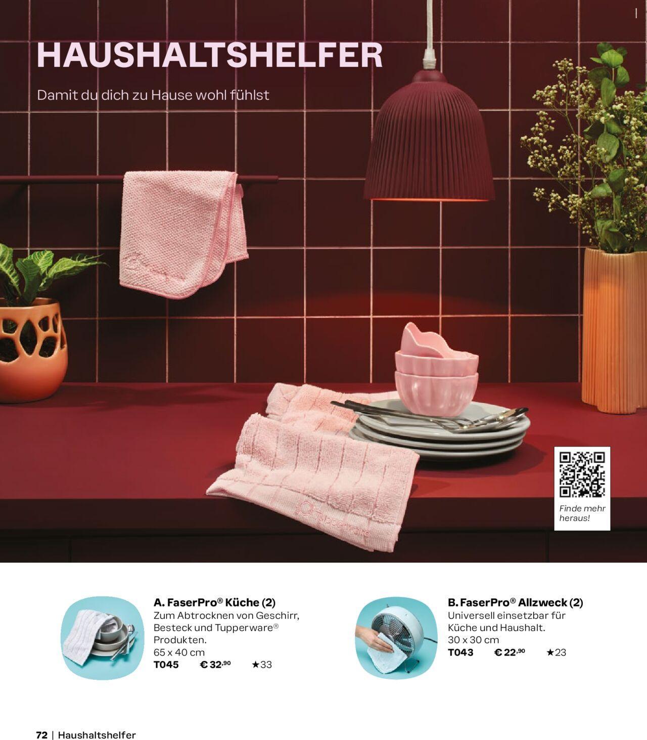 tupperware - Tupperware Angebote Herbst/Winter 2024/25 » Prospekt Online von Sonntag 01.09.2024 - page: 72