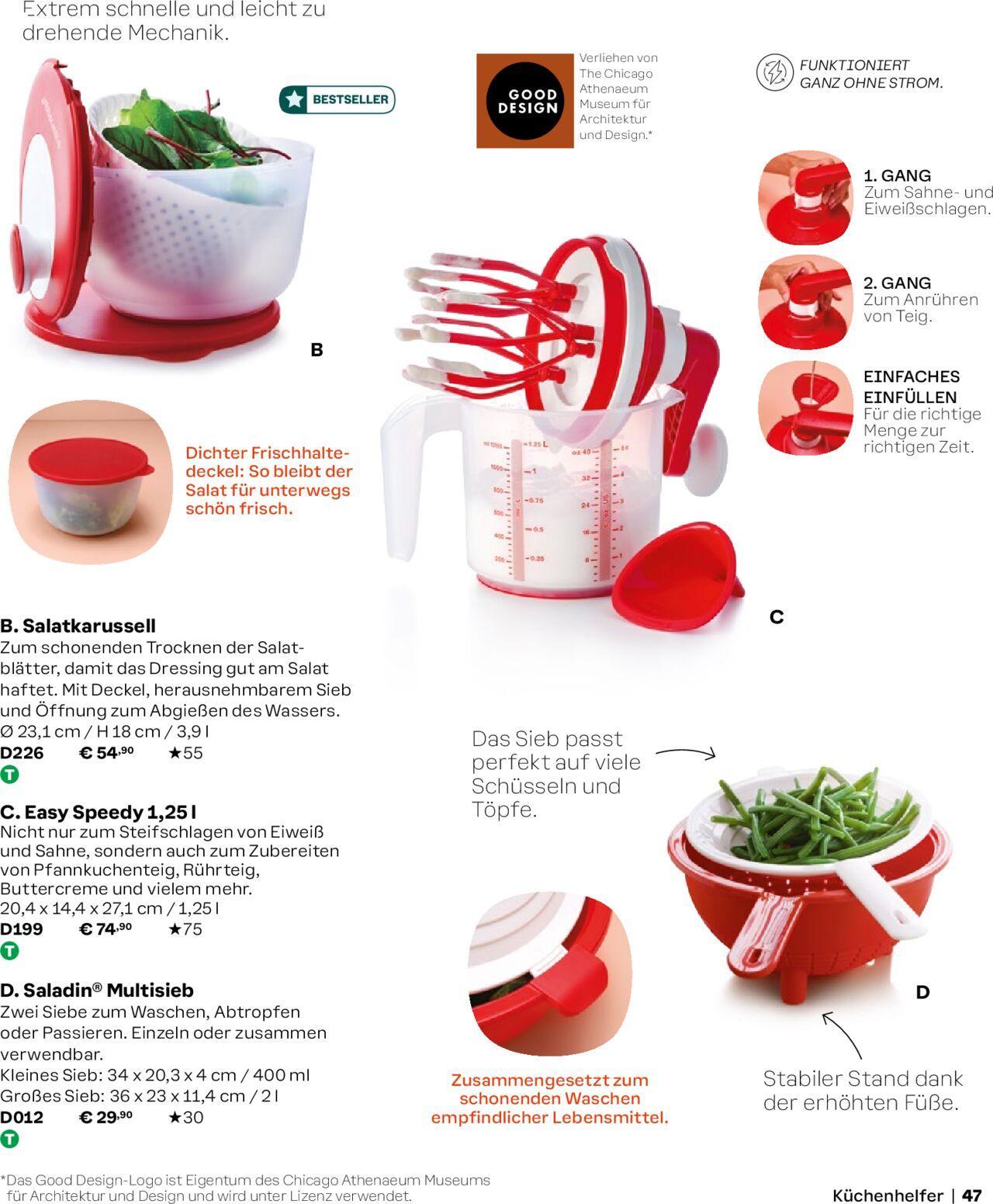 tupperware - Tupperware Angebote Herbst/Winter 2024/25 » Prospekt Online von Sonntag 01.09.2024 - page: 47