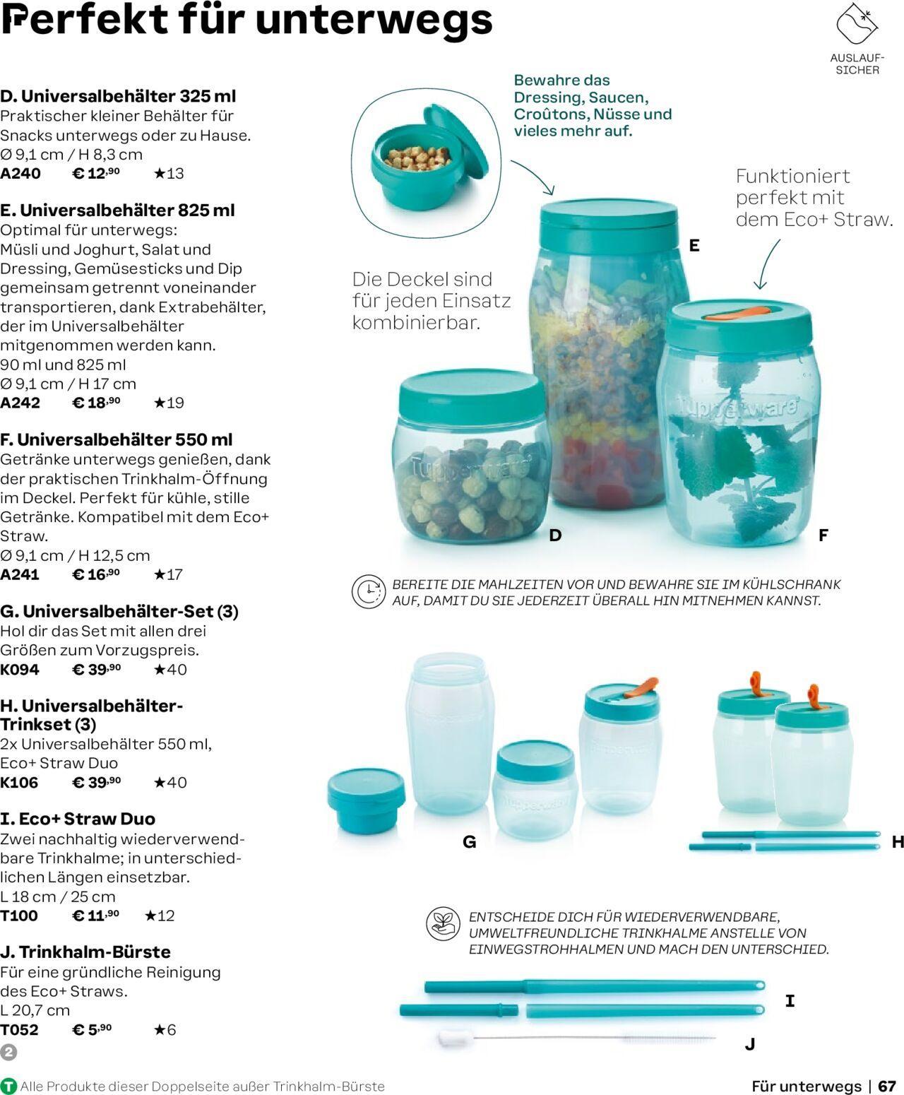 tupperware - Tupperware Angebote Herbst/Winter 2024/25 » Prospekt Online von Sonntag 01.09.2024 - page: 67