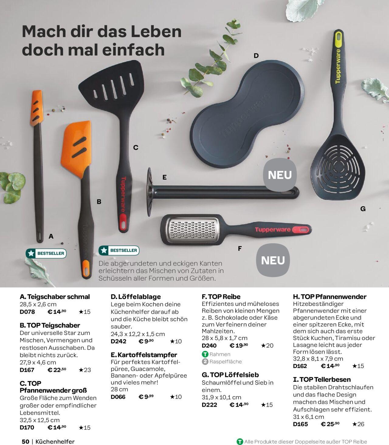 tupperware - Tupperware Angebote Herbst/Winter 2024/25 » Prospekt Online von Sonntag 01.09.2024 - page: 50