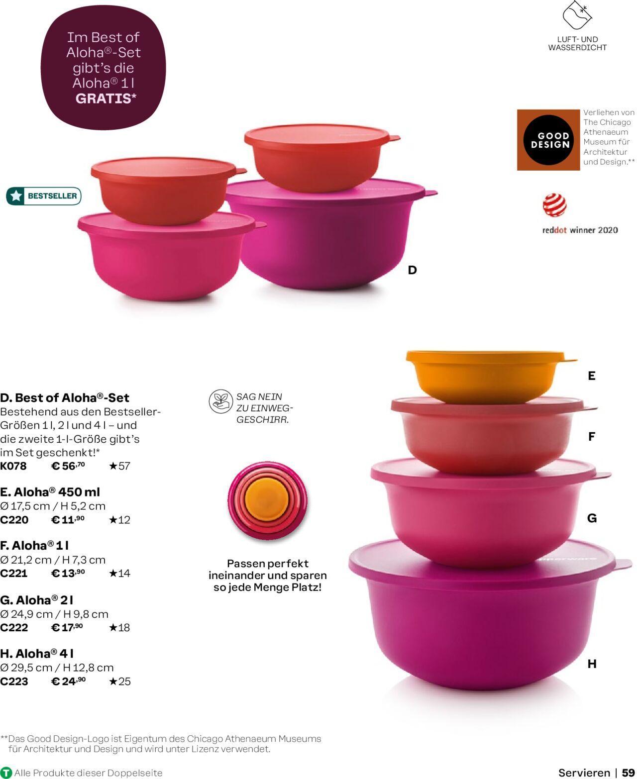 tupperware - Tupperware Angebote Herbst/Winter 2024/25 » Prospekt Online von Sonntag 01.09.2024 - page: 59