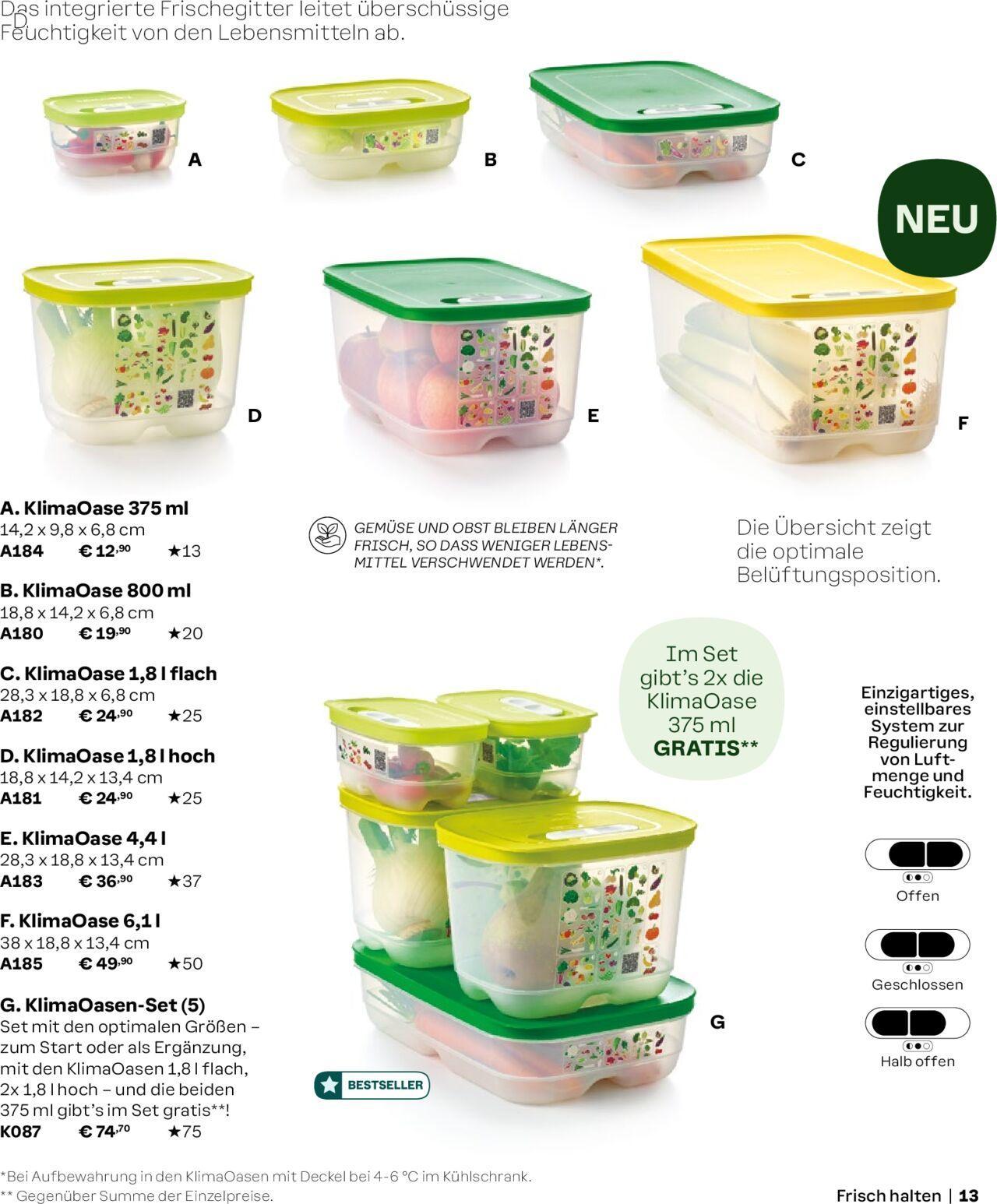 tupperware - Tupperware Angebote Herbst/Winter 2024/25 » Prospekt Online von Sonntag 01.09.2024 - page: 13