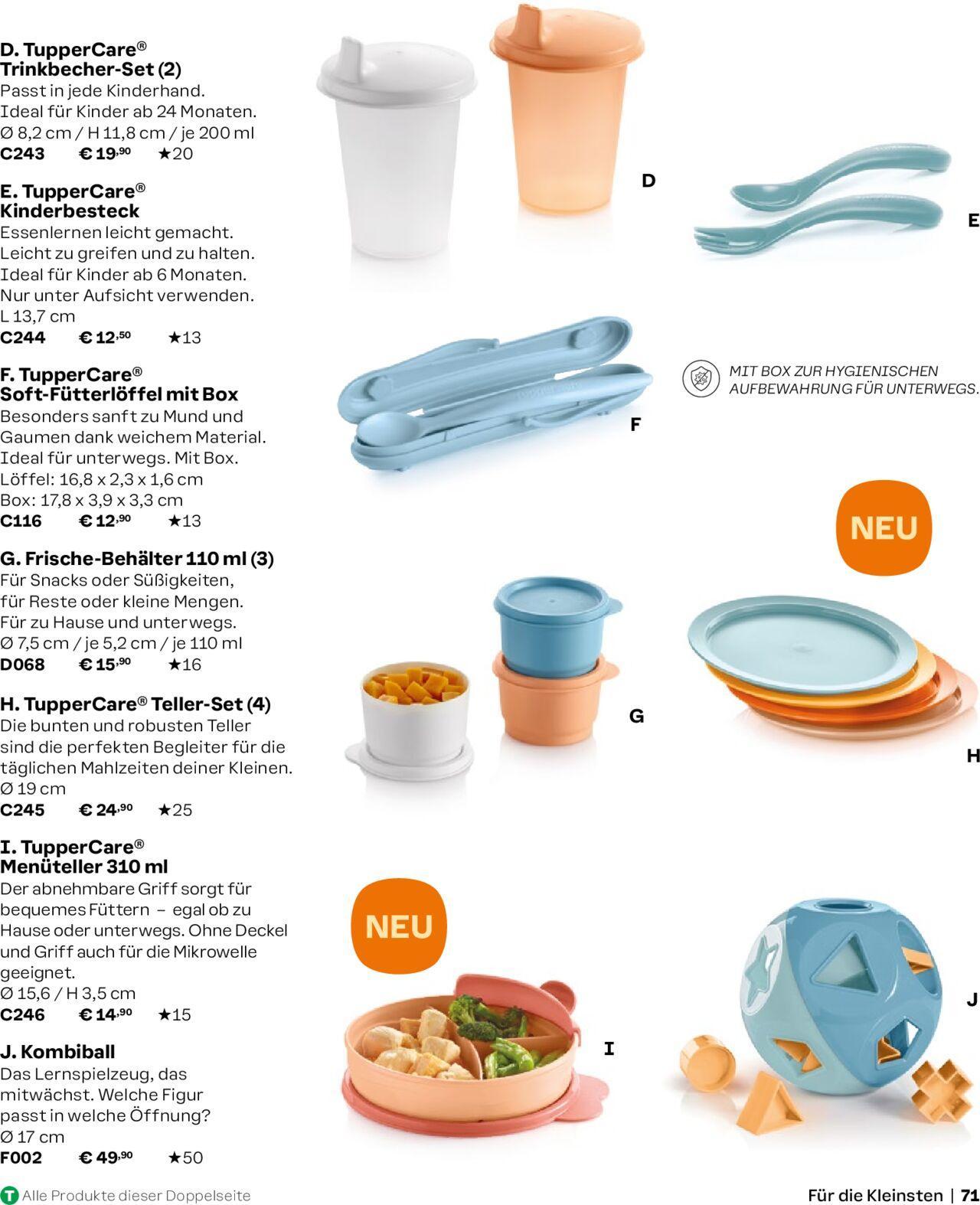 tupperware - Tupperware Angebote Herbst/Winter 2024/25 » Prospekt Online von Sonntag 01.09.2024 - page: 71